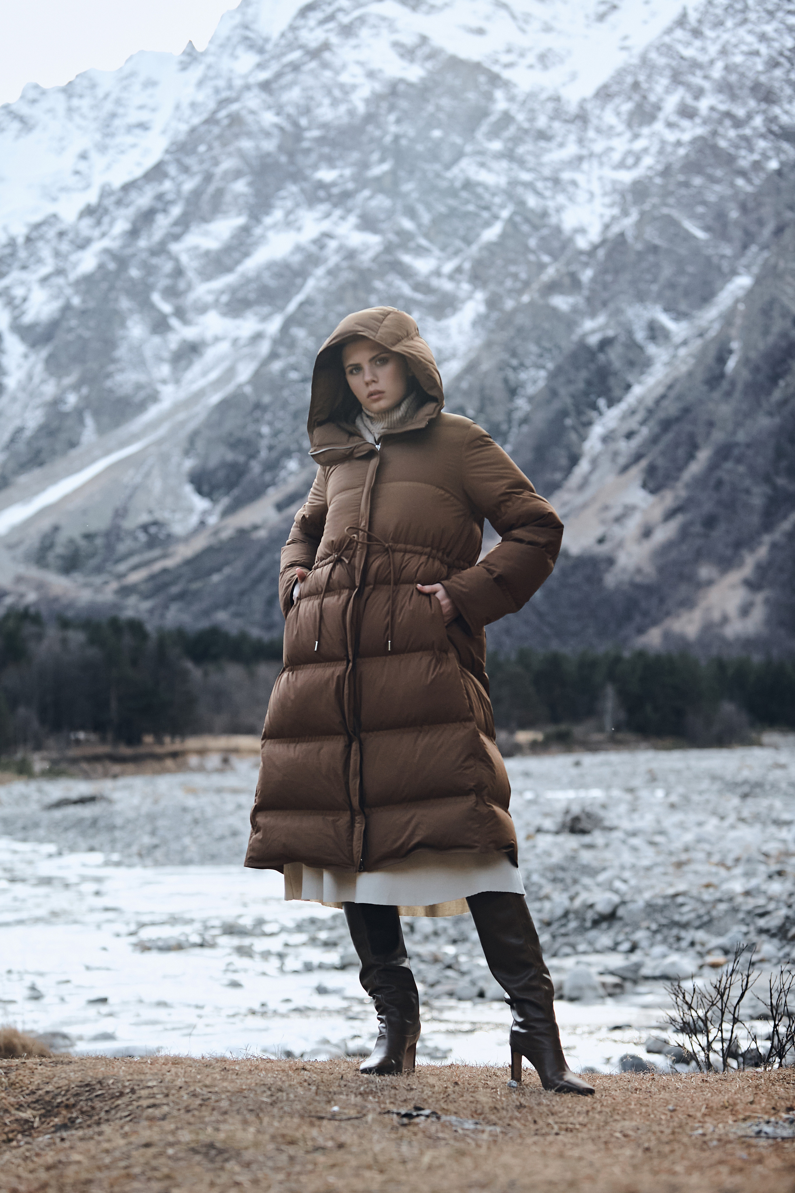 Съемка для бренда одежды под ключ. Фотограф Продюсер в горах КБР / Москва  Нальчик Горы