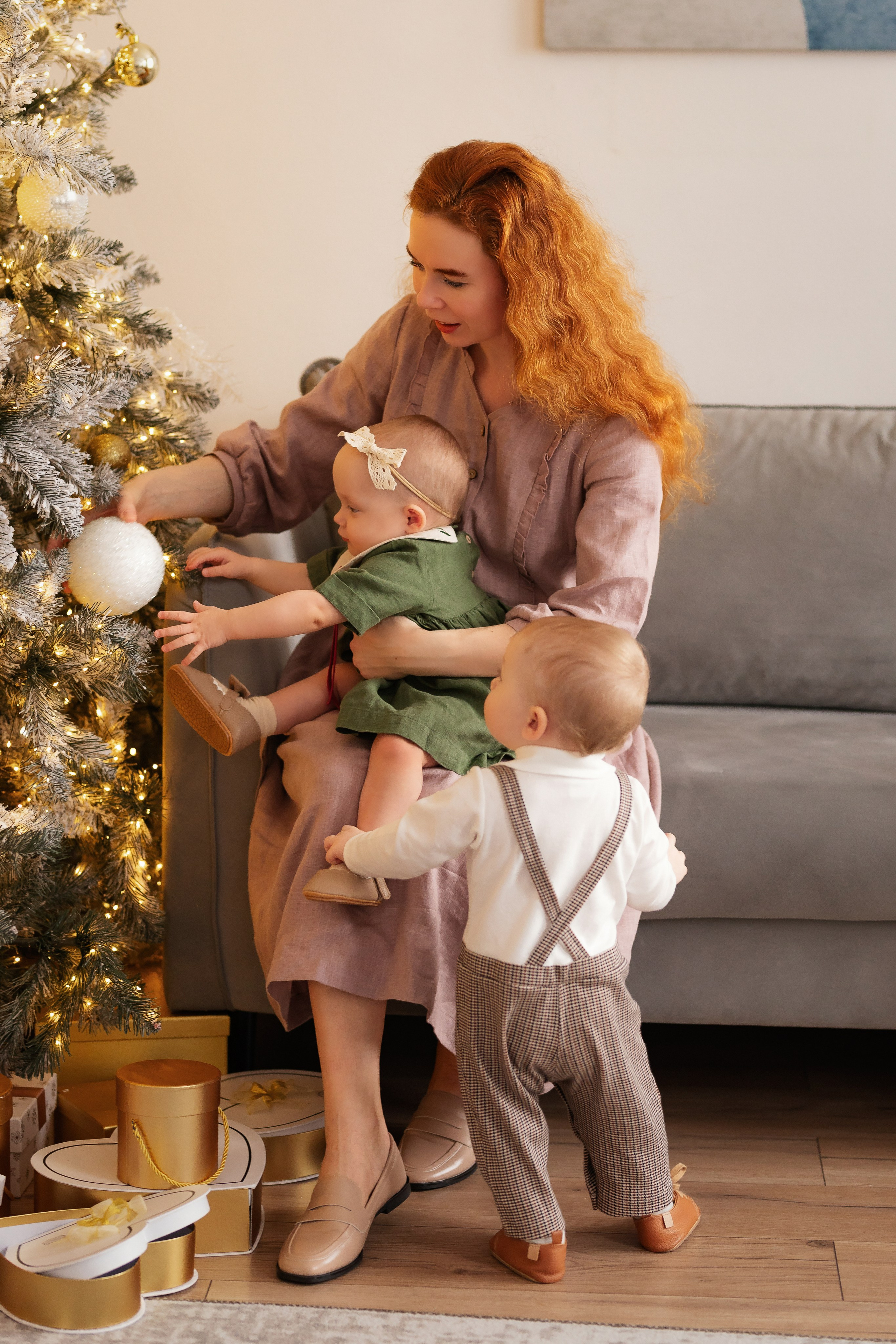 Семейная новогодняя фотосессия. Трубинова Екатерина | Семейный фотограф | Москва