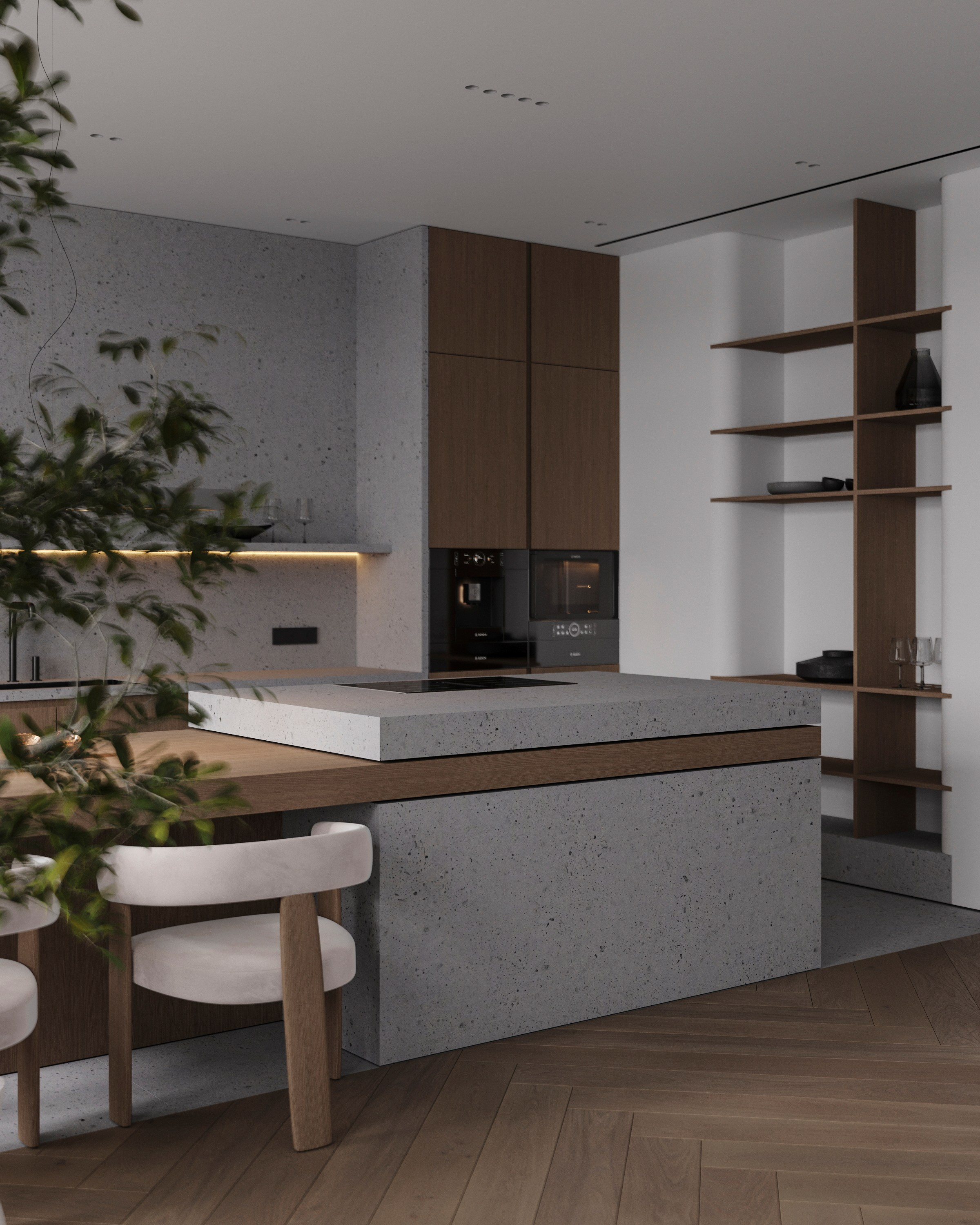 URBAN RETREAT | DESIGNER ANNE KIREEVA. Interior Visualization by Valerie Stetyukevich