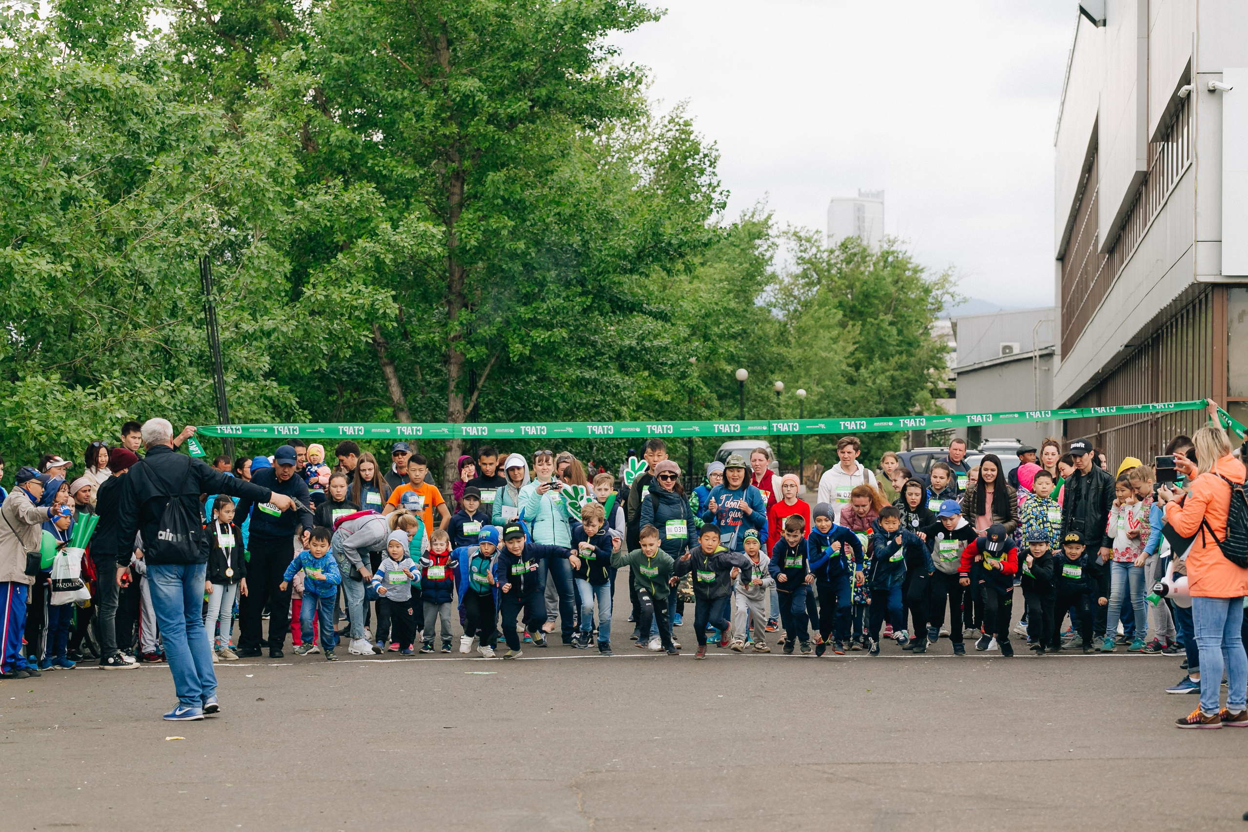 Зеленый марафон Сбербанка. Свадебный и семейный фотограф в Улан-Удэ