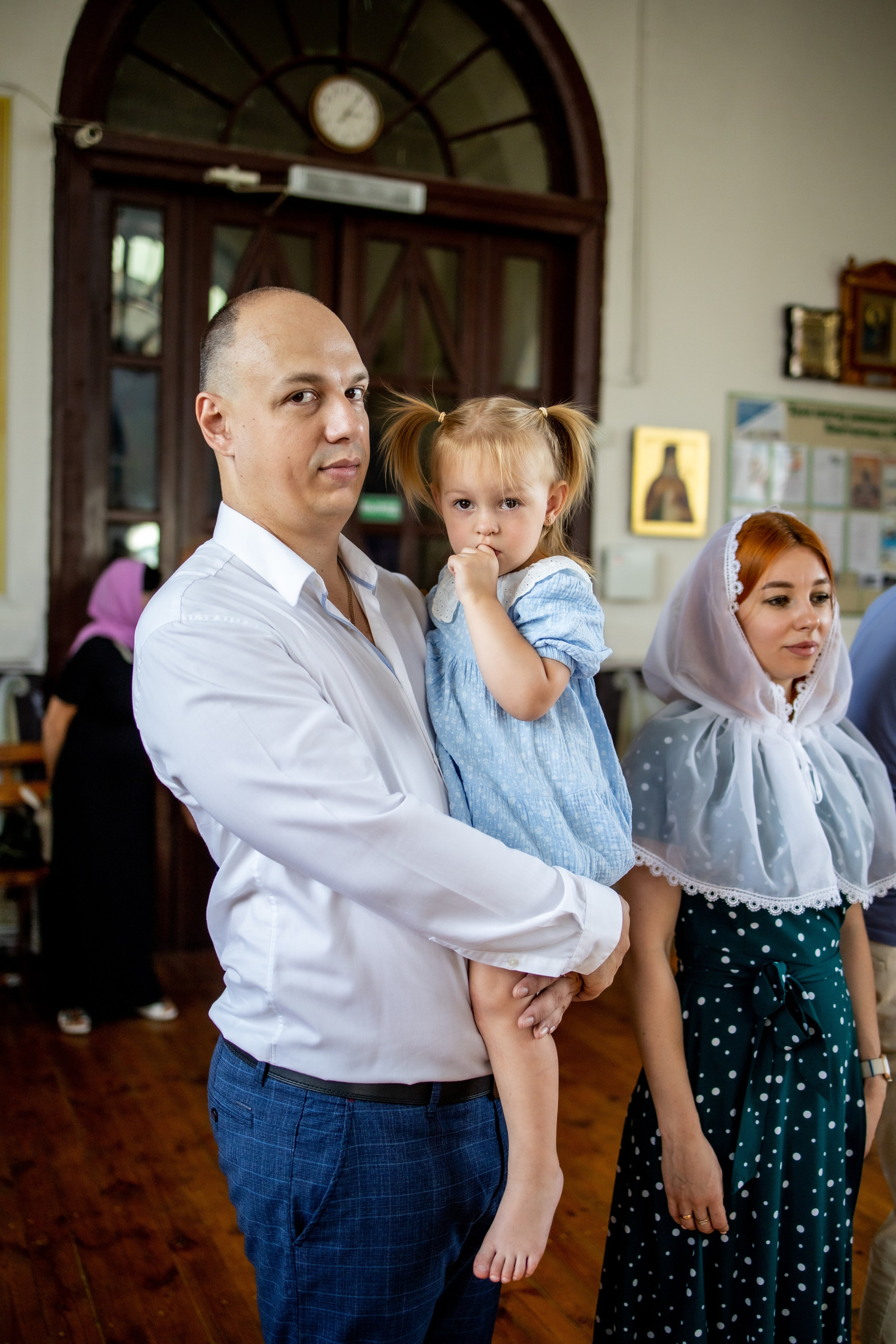 Таинство Крещения Евы, Арины и Дарьи. Фотограф Надежда Лукьянова