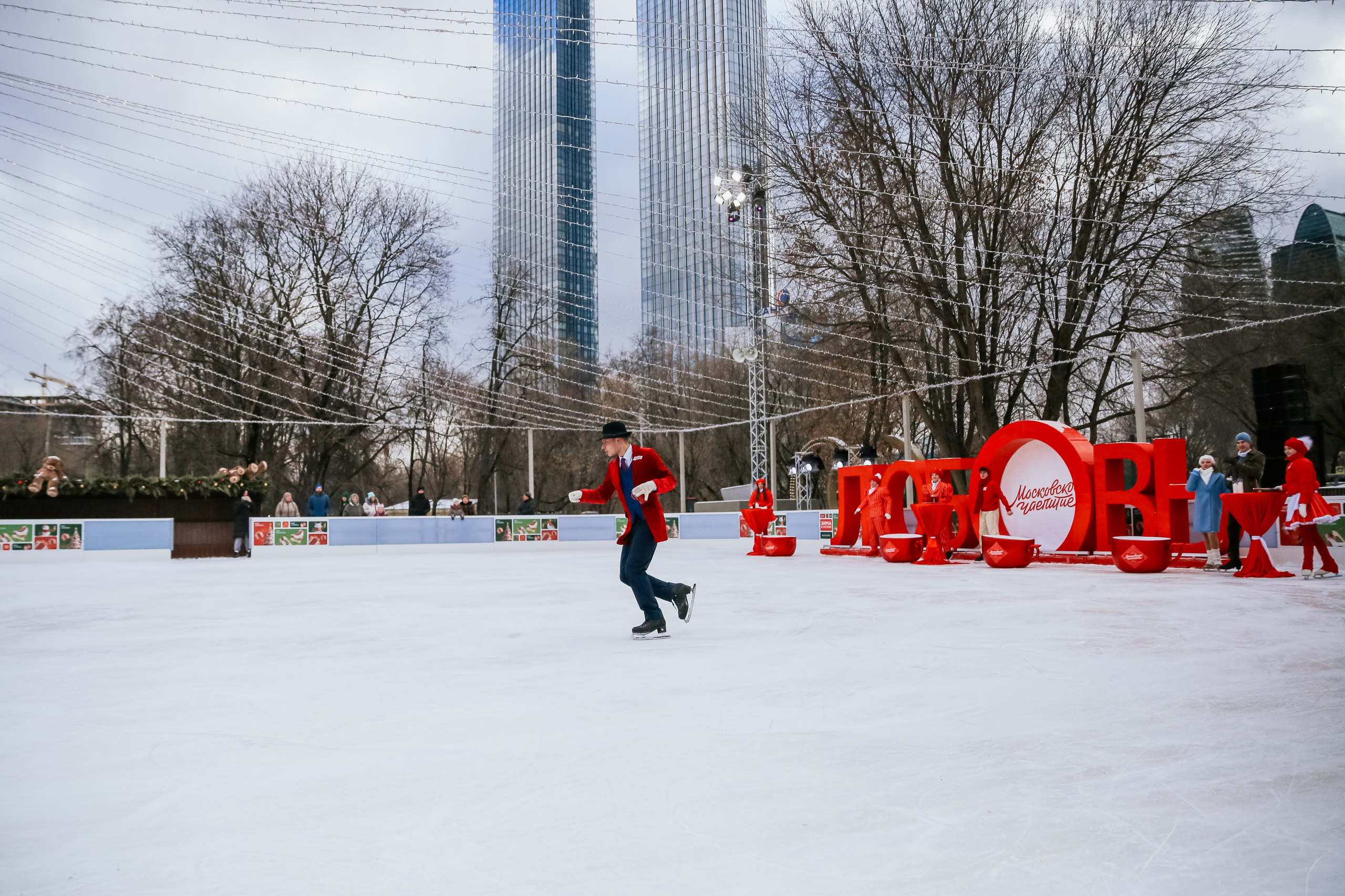 Ледовое шоу Сити каток Московское Чаепитие. Фотограф и видеограф Анна Домашенко