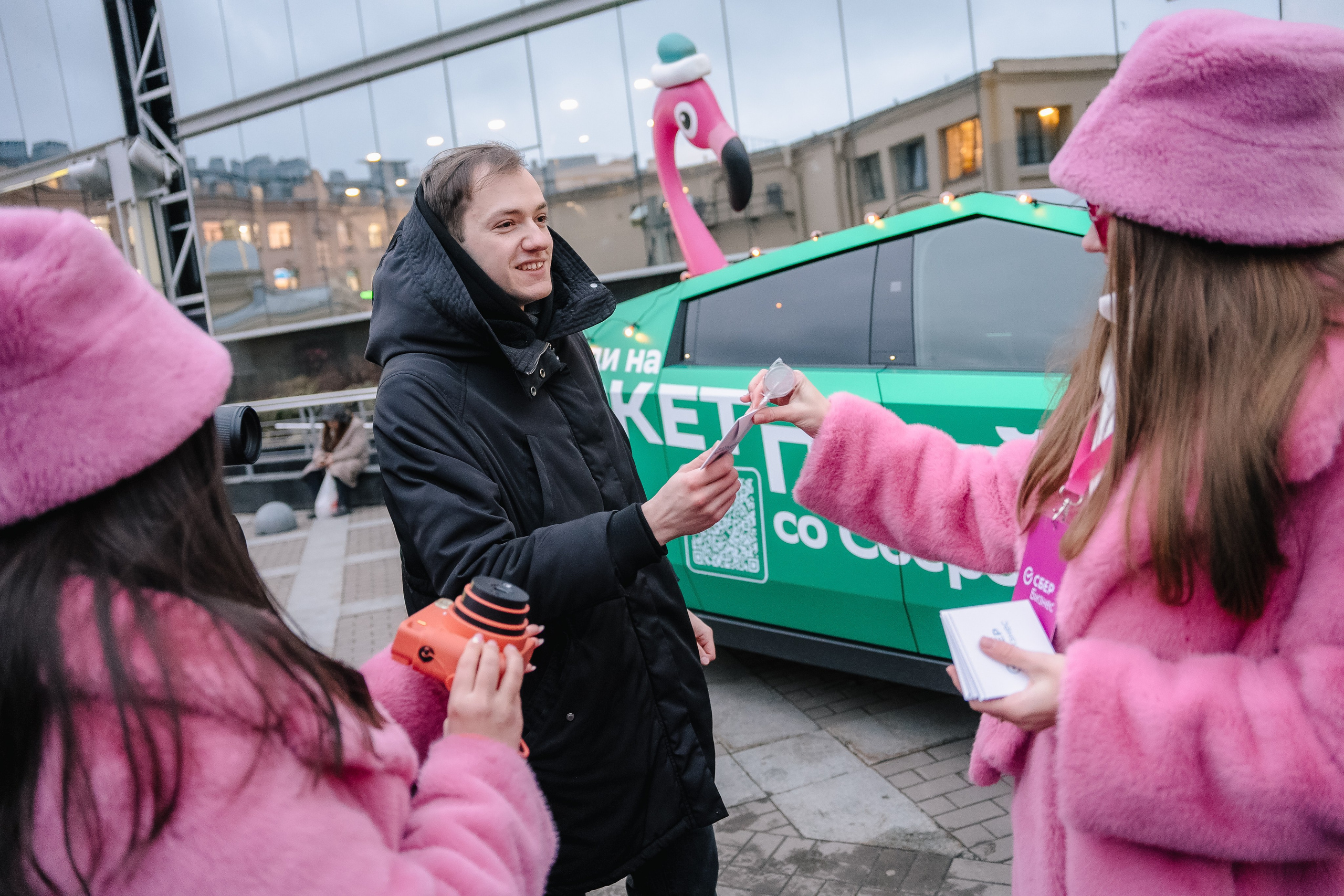 Репортаж с промо-акции Сбербизнес