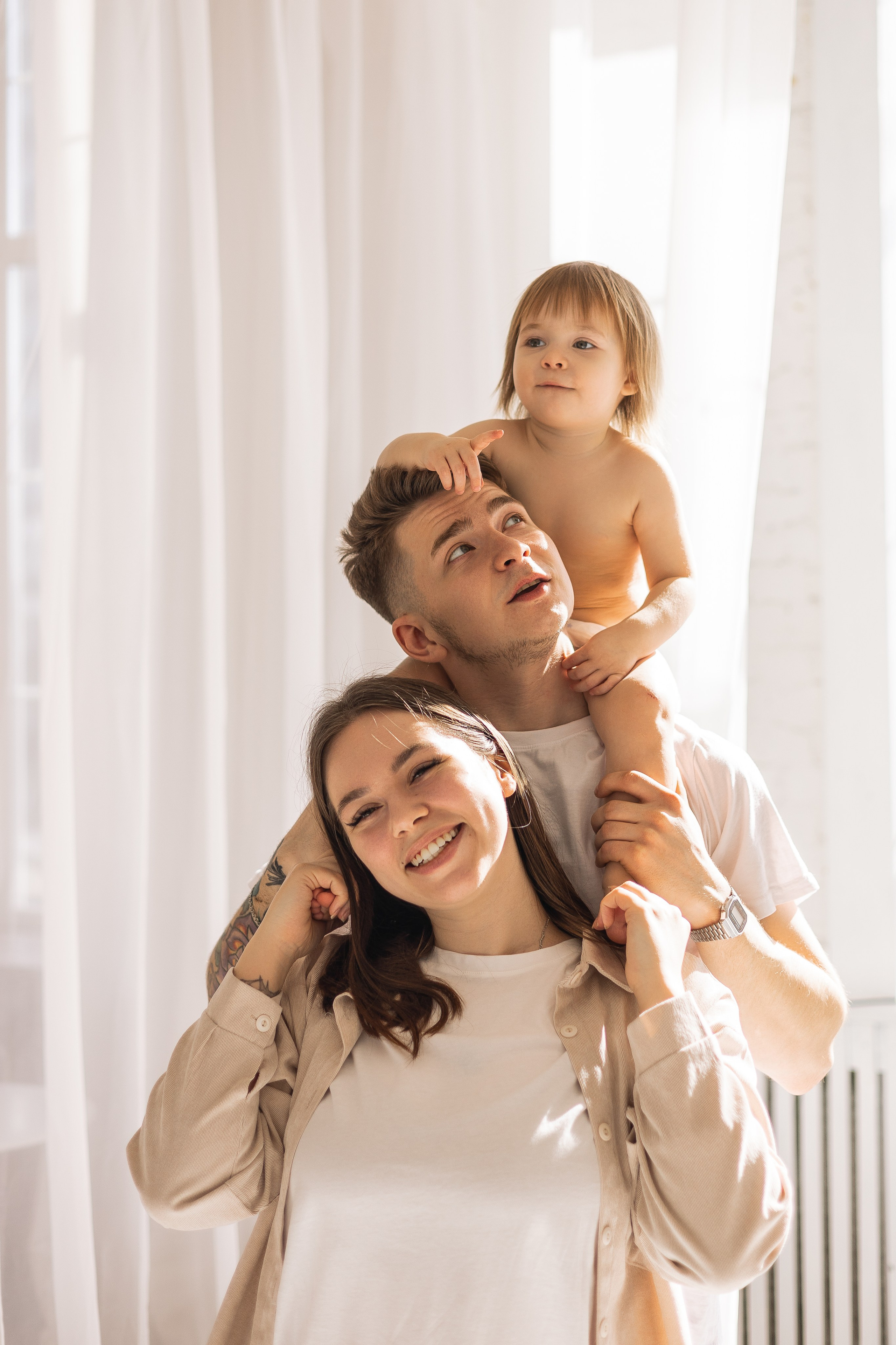 Семейная фото сессия в студии. Фотограф Самойлова Анна Архангельск, Северодвинск