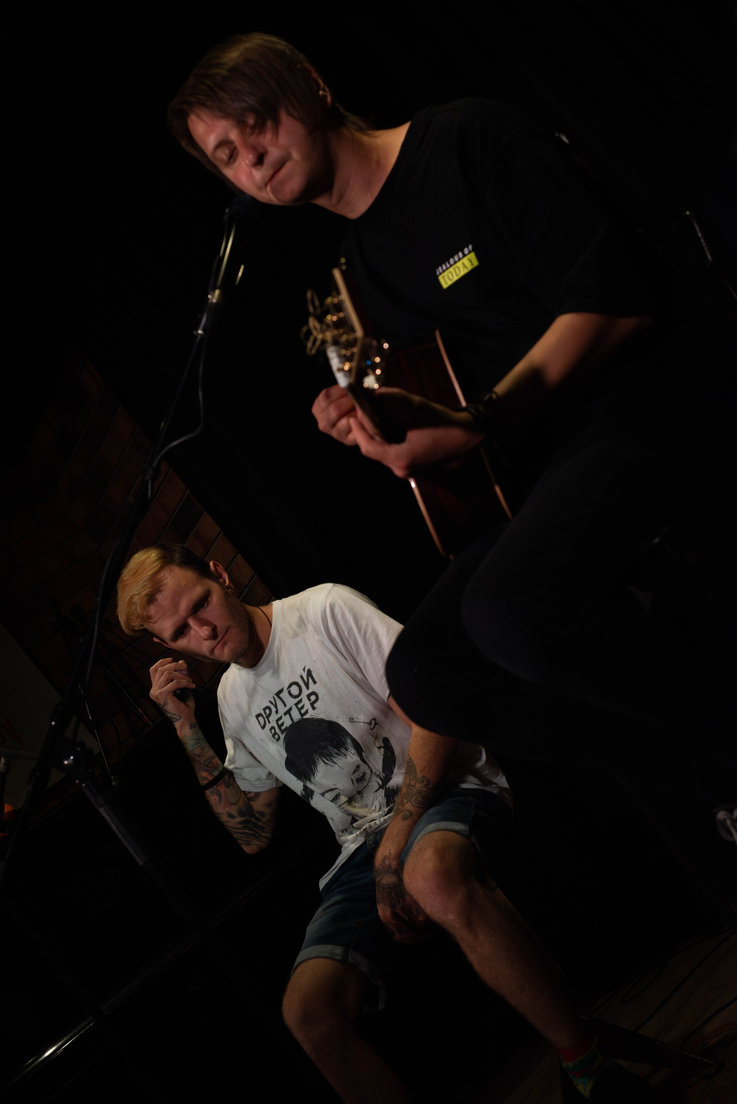 Лёва Сазонов (1 августа 2024 года, Москва, арт-кафе Пушкарёв). Фотограф Светлана Блинова, Москва и Московская область