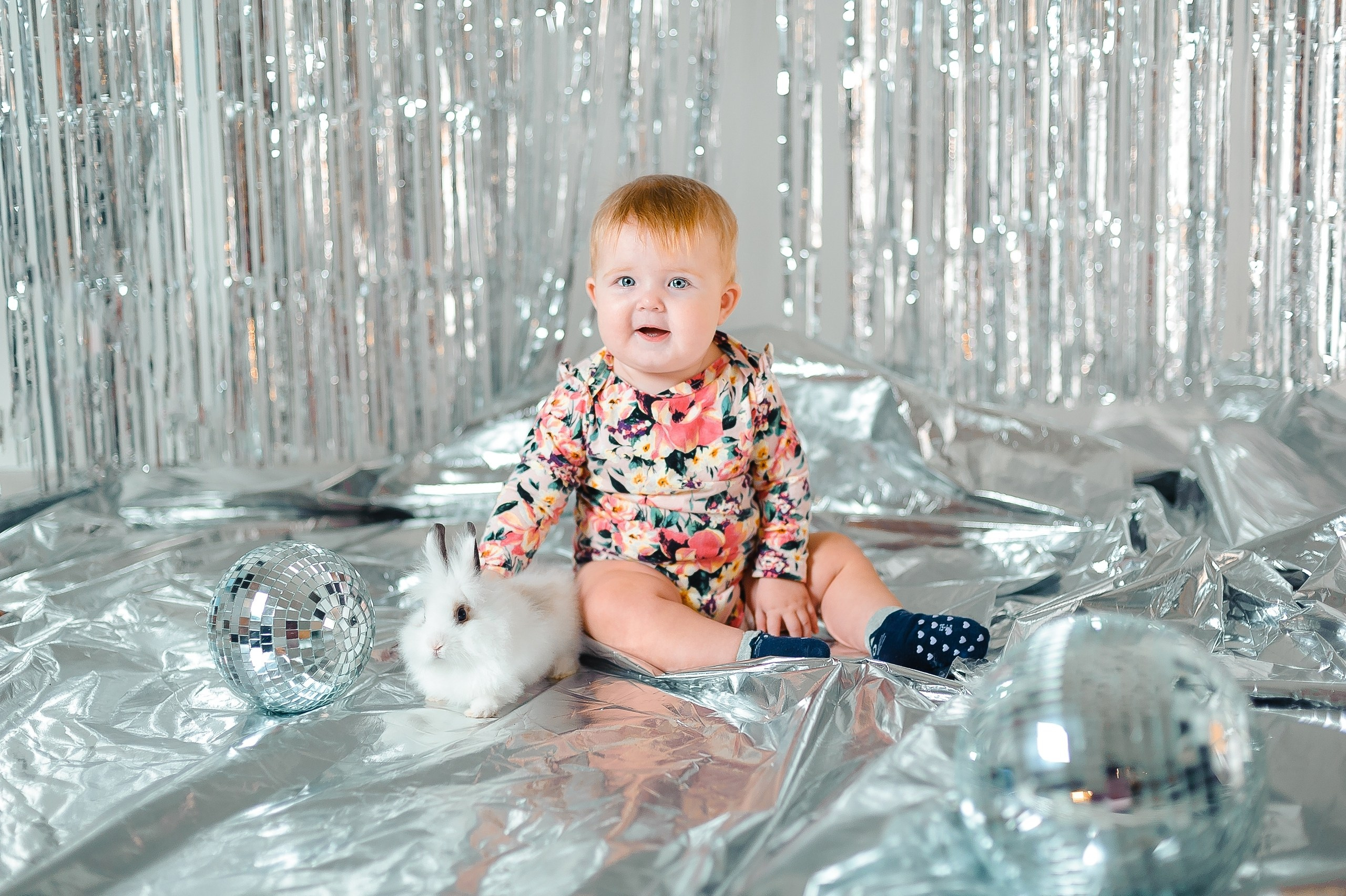 Новогодний фотопроект с живым кроликом. Фотограф новорождённых в Йошкар-Оле Ильмира Сидоркина