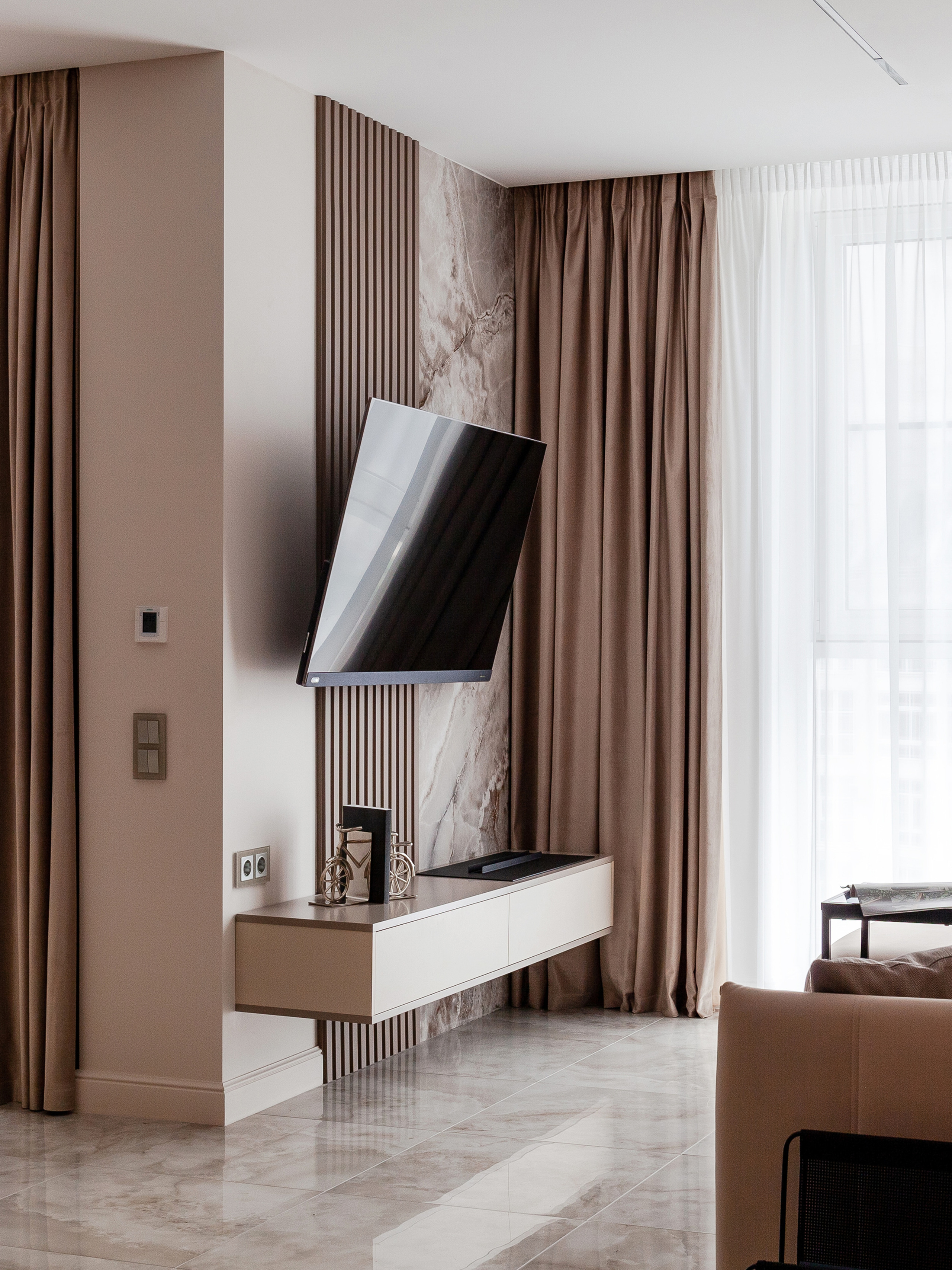 Интерьерная фотосъемка в ЖК «Альпийский Квартал» по проекту @kd_design_sochi. Интерьерный фотограф Москва