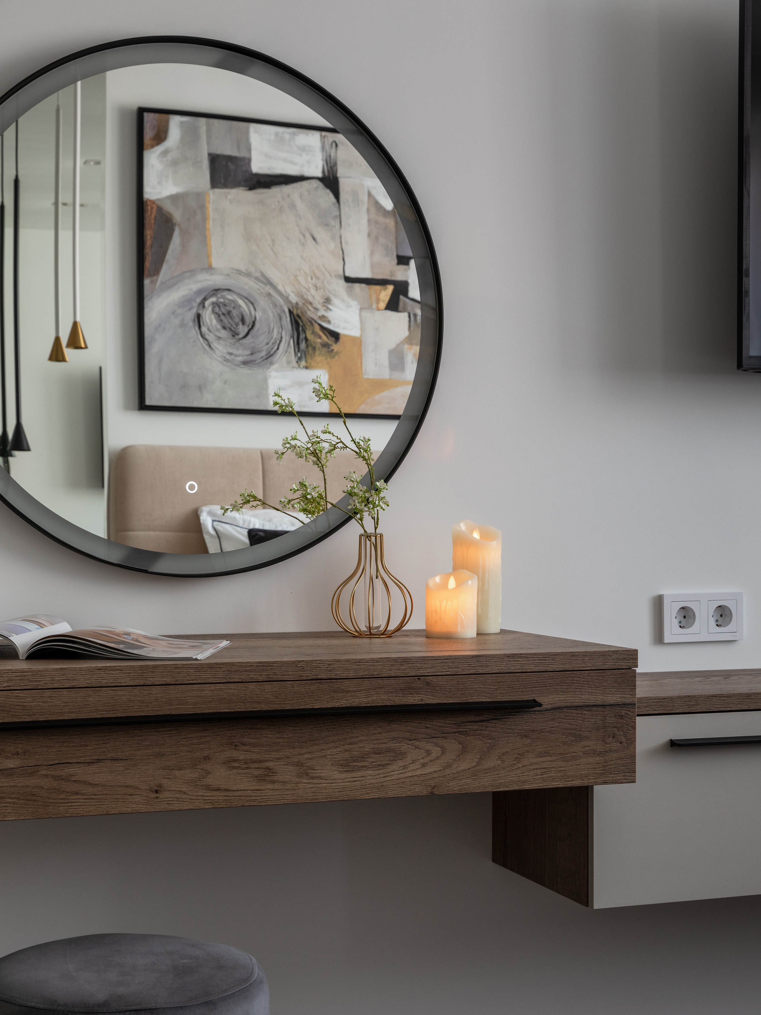 Интерьерная фотосъемка однокомнатной квартиры в ЖК «Альпийский квартал». Интерьерный фотограф Москва