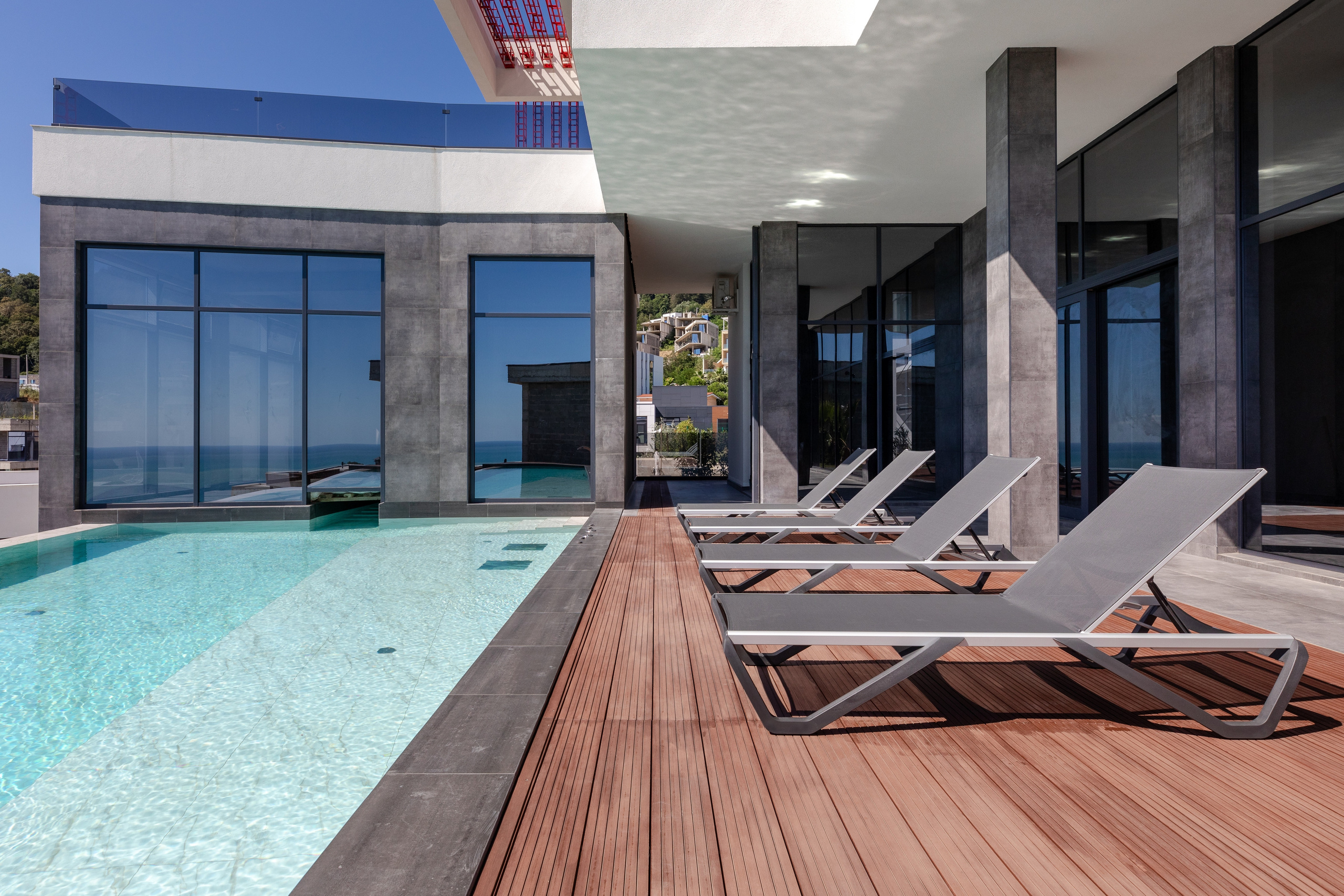 Архитектурная фотосъемка загородного дома с видом на море, Сочи. Интерьерный фотограф в Сочи Владислав Нагин