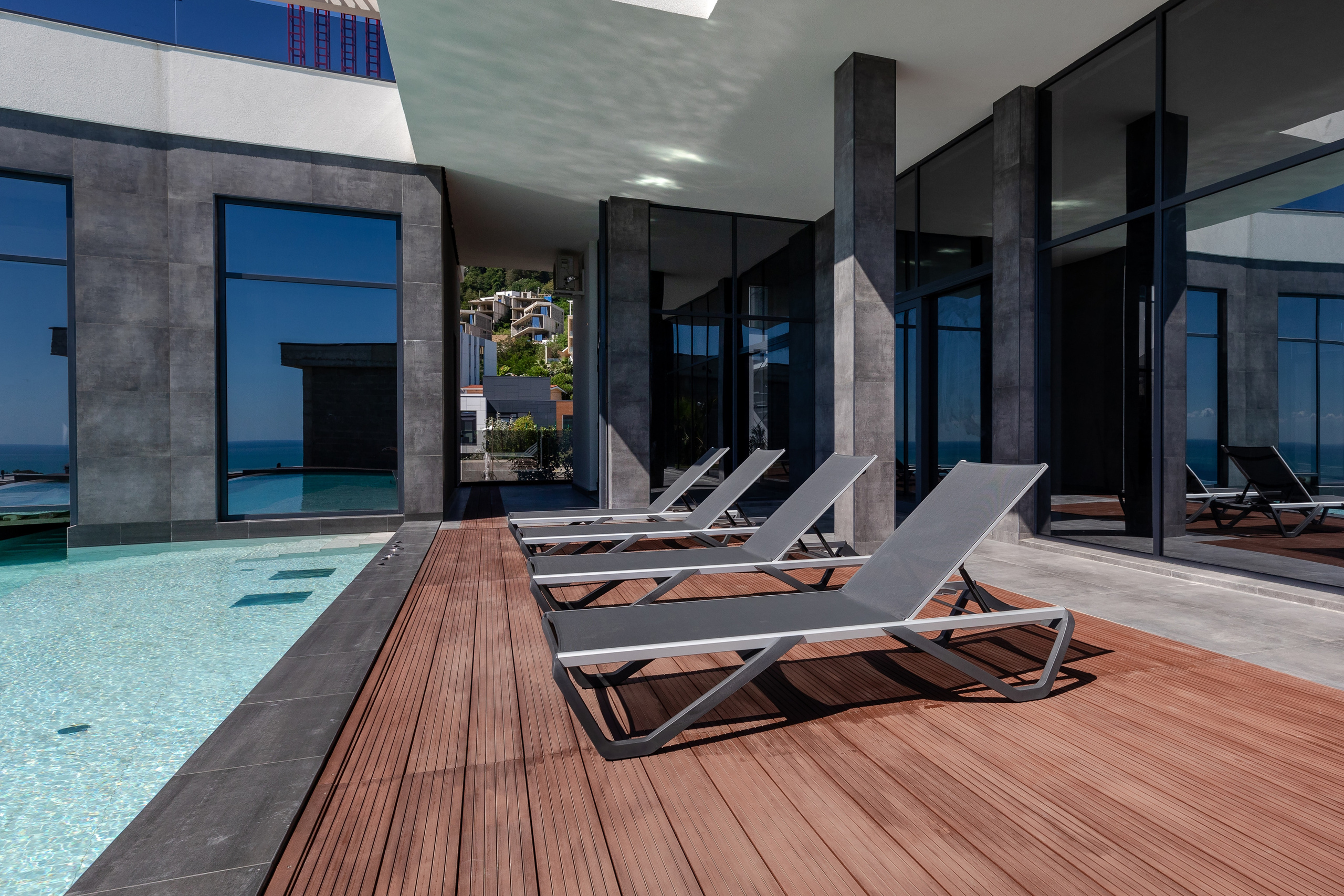 Архитектурная фотосъемка загородного дома с видом на море, Сочи. Интерьерный фотограф в Сочи Владислав Нагин