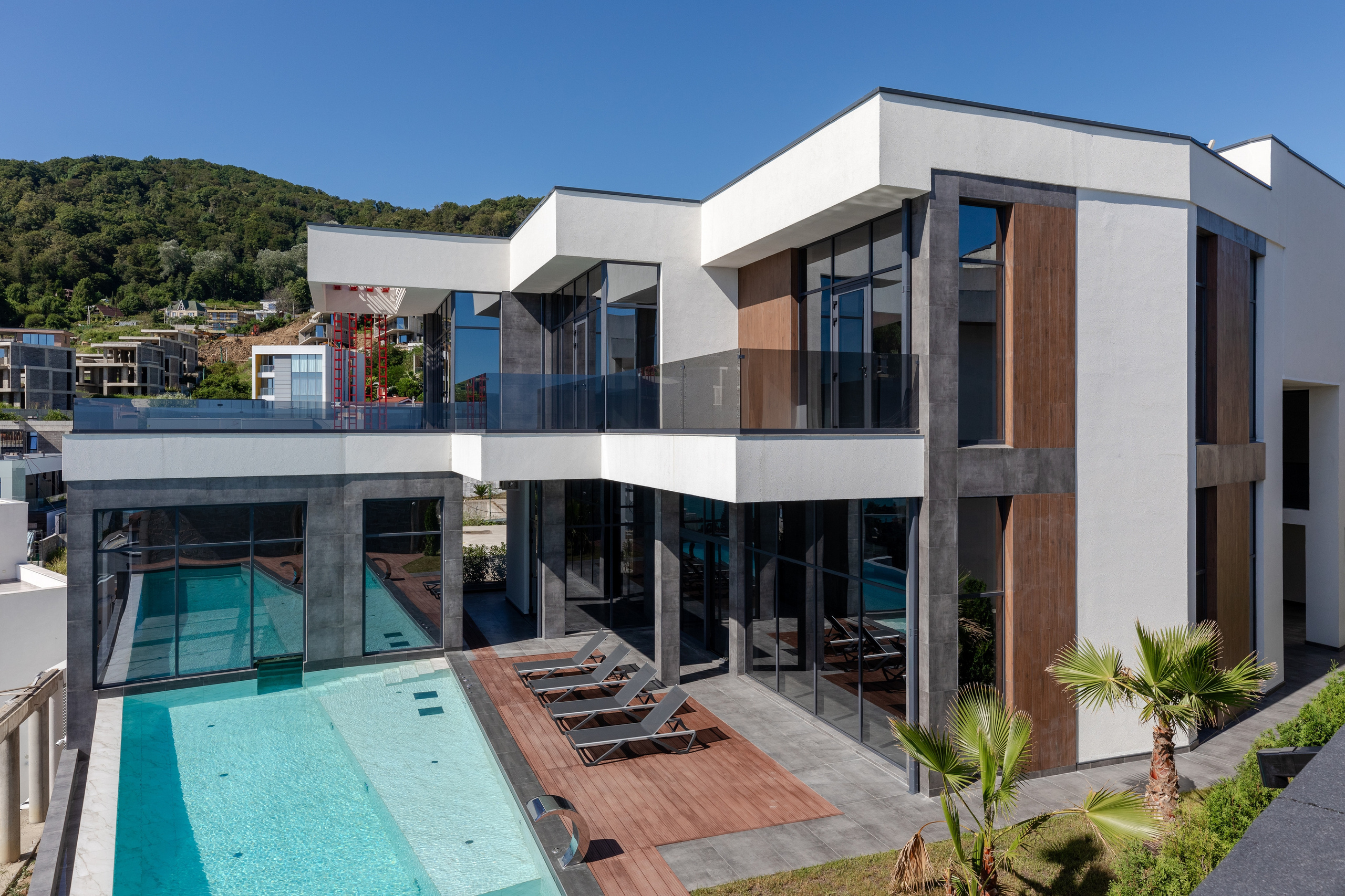 Архитектурная фотосъемка загородного дома с видом на море, Сочи. Интерьерный фотограф в Сочи Владислав Нагин