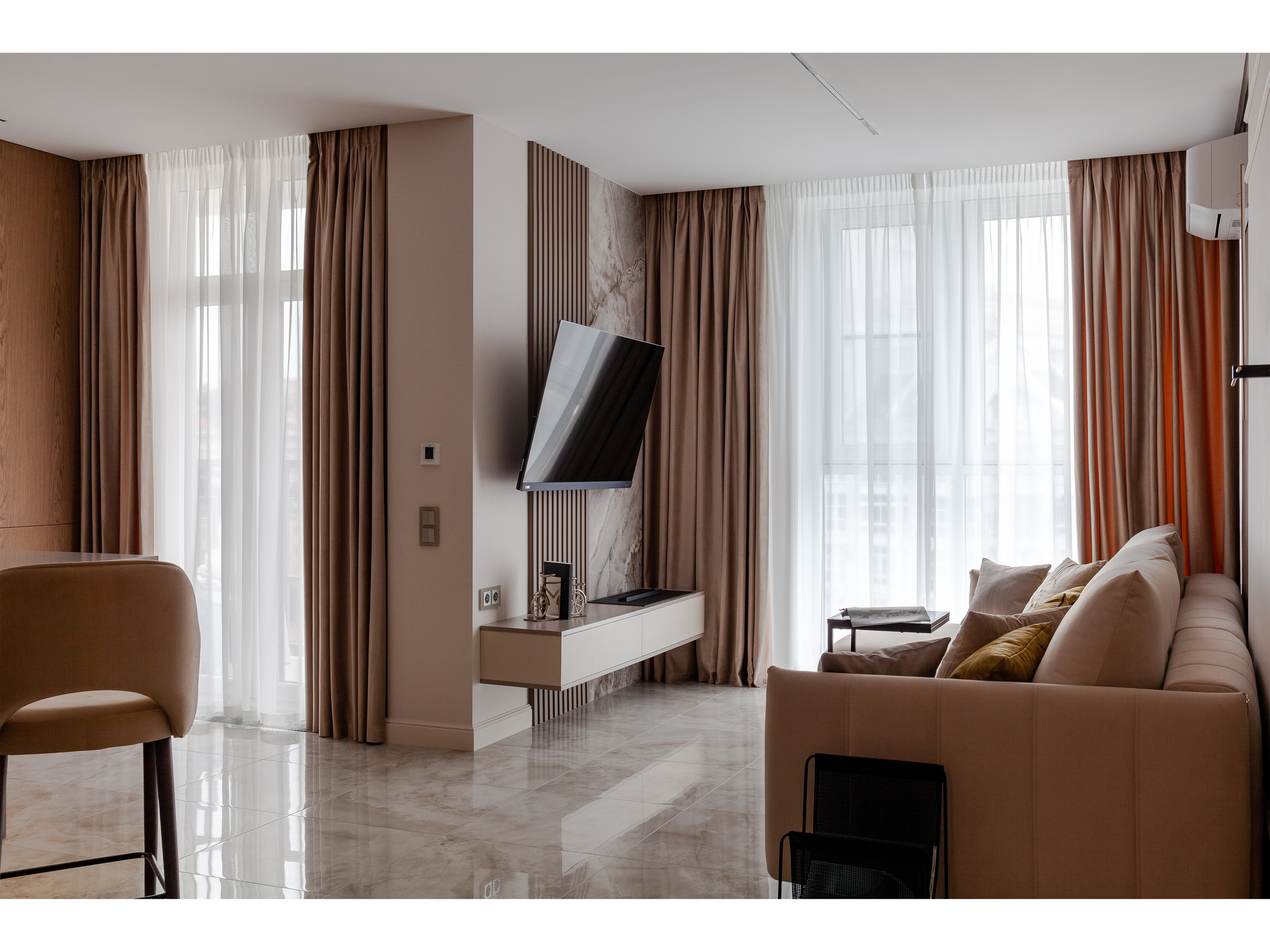 Интерьерная фотосъемка в ЖК «Альпийский Квартал» по проекту @kd_design_sochi. Интерьерный фотограф Москва