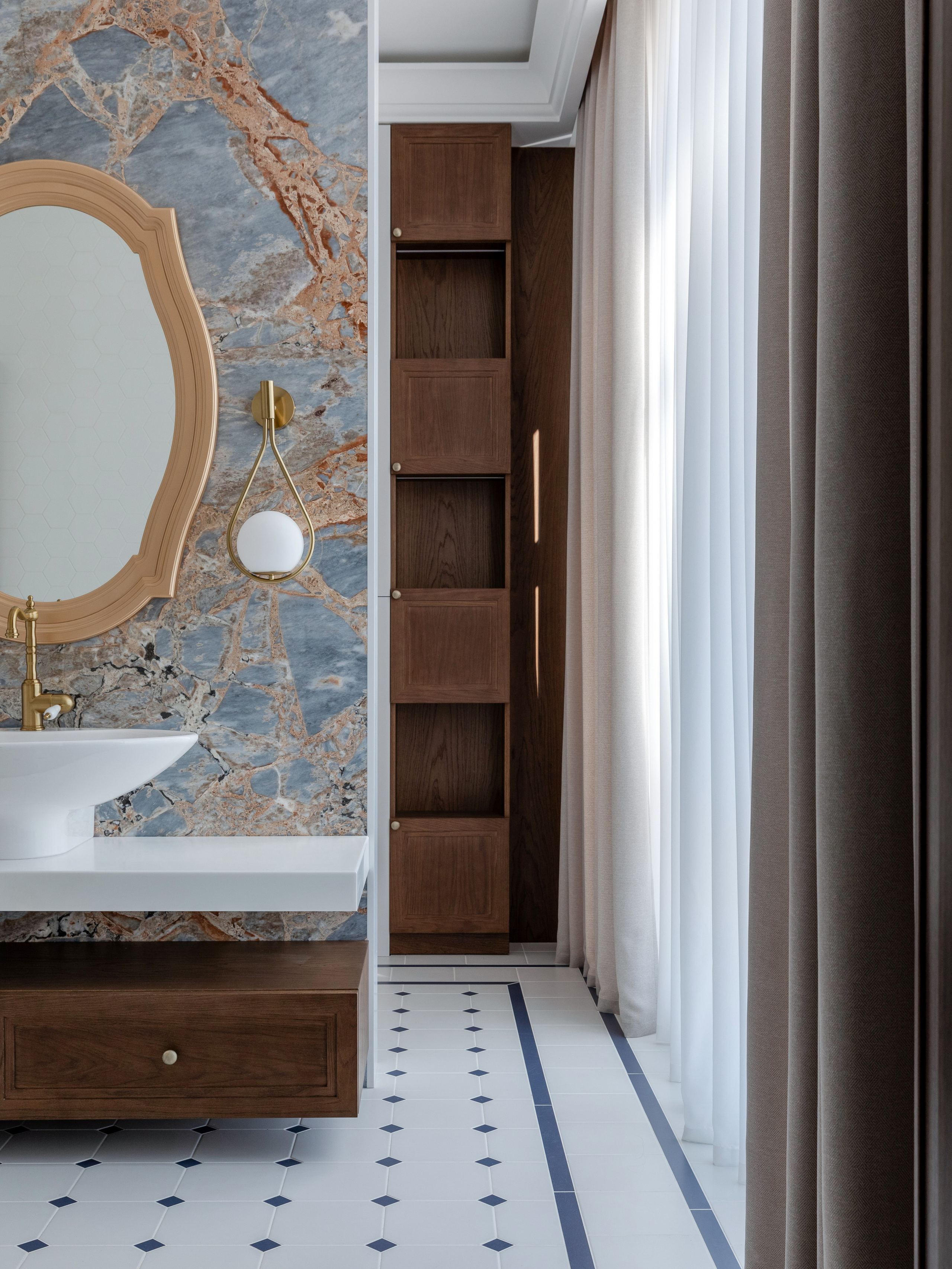 Интерьерная фотосъёмка квартиры по дизайн проекту @nosorog_design. Интерьерный фотограф Москва