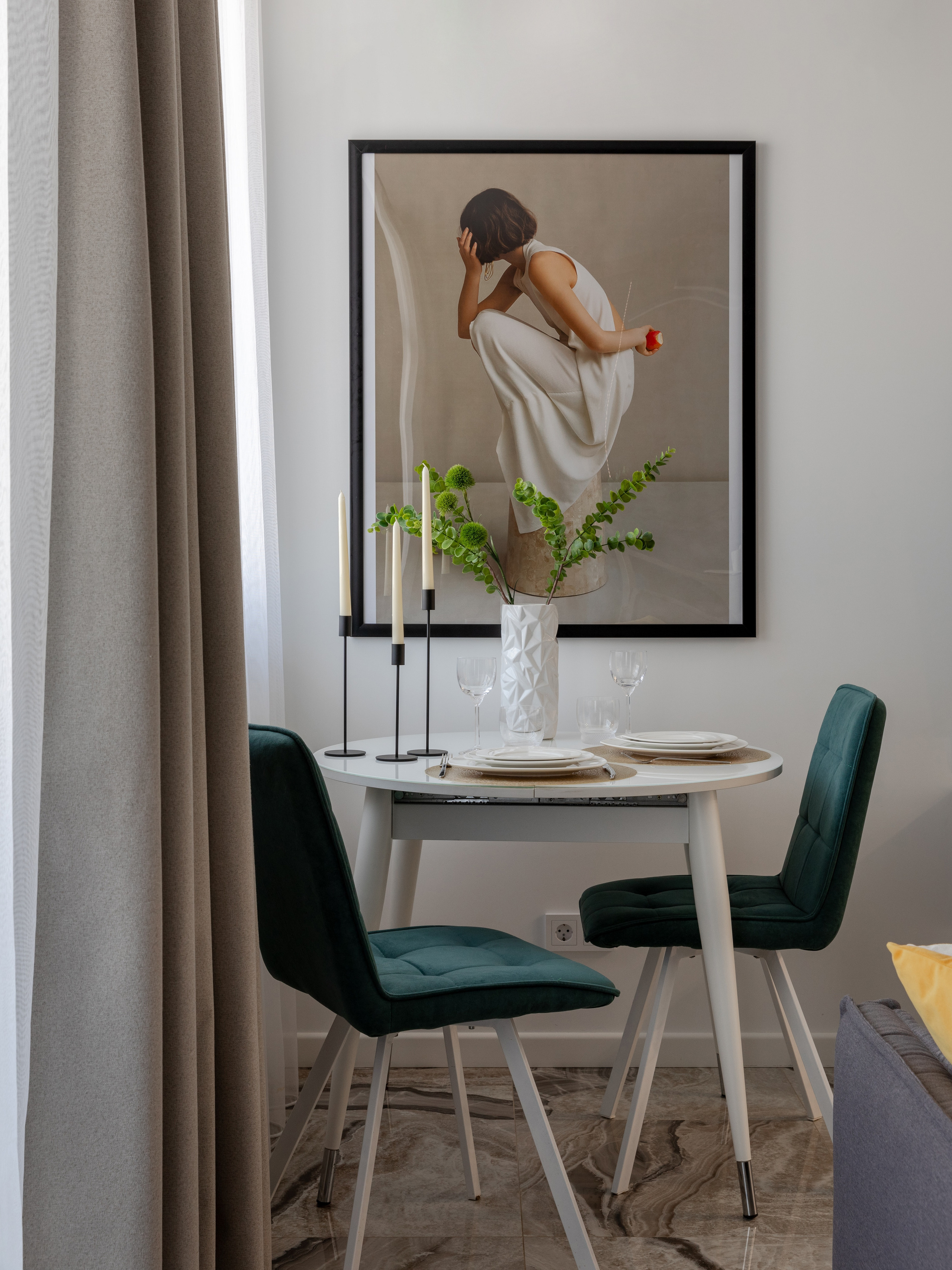 Интерьерная фотосъемка однокомнатной квартиры в ЖК «Альпийский квартал». Интерьерный фотограф Москва