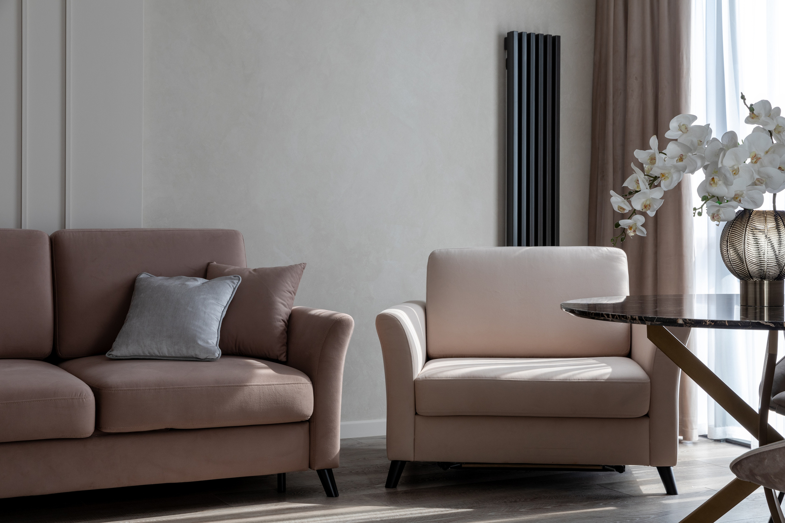 Интерьерная фотосъемка квартиры в ЖК «Морская Симфония», дизайн проект @kd_design_sochi. Интерьерный фотограф в Сочи Владислав Нагин