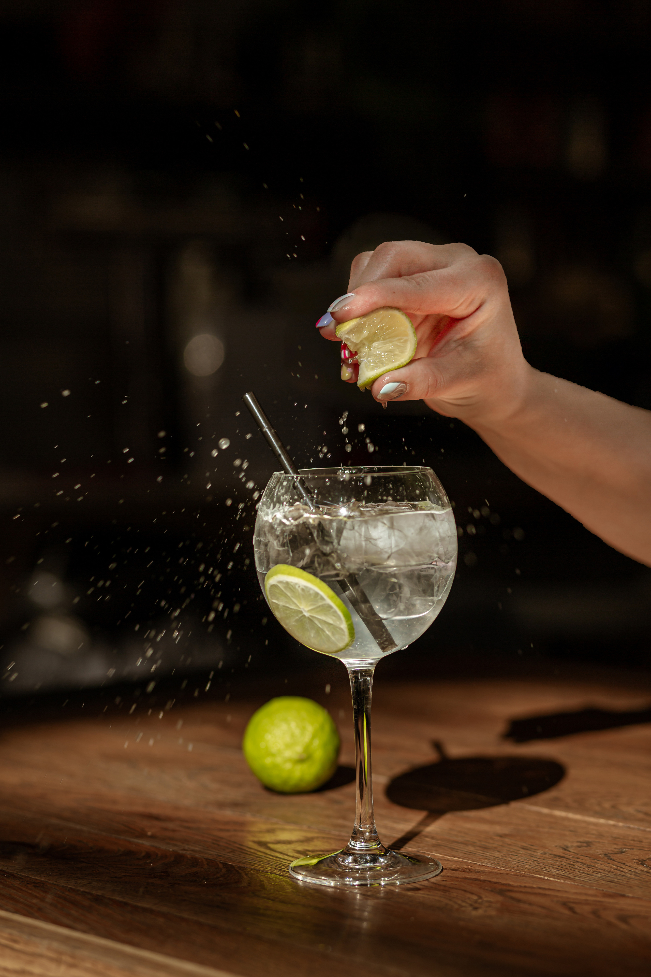 брызги от лайма