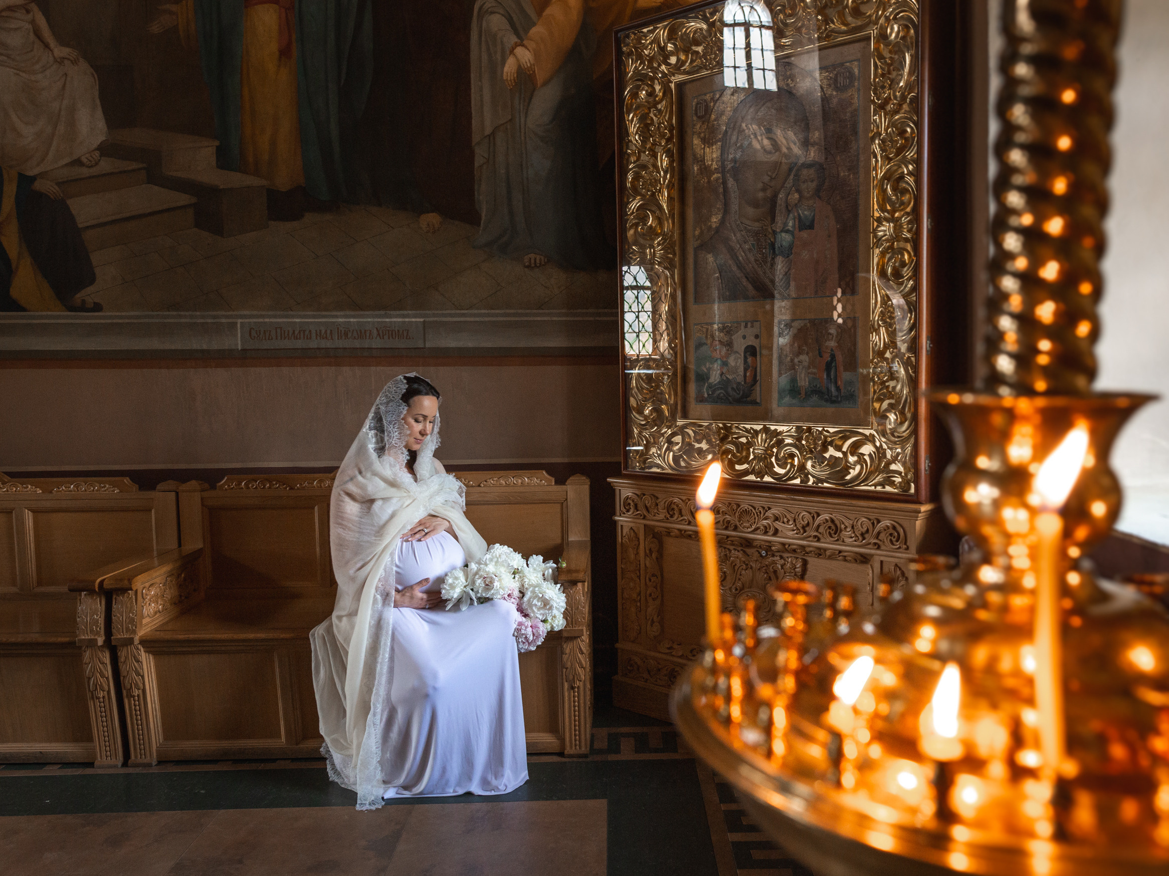 Съемка в храме. Семейный и детский фотограф в Обнинске Анастасия Улитко