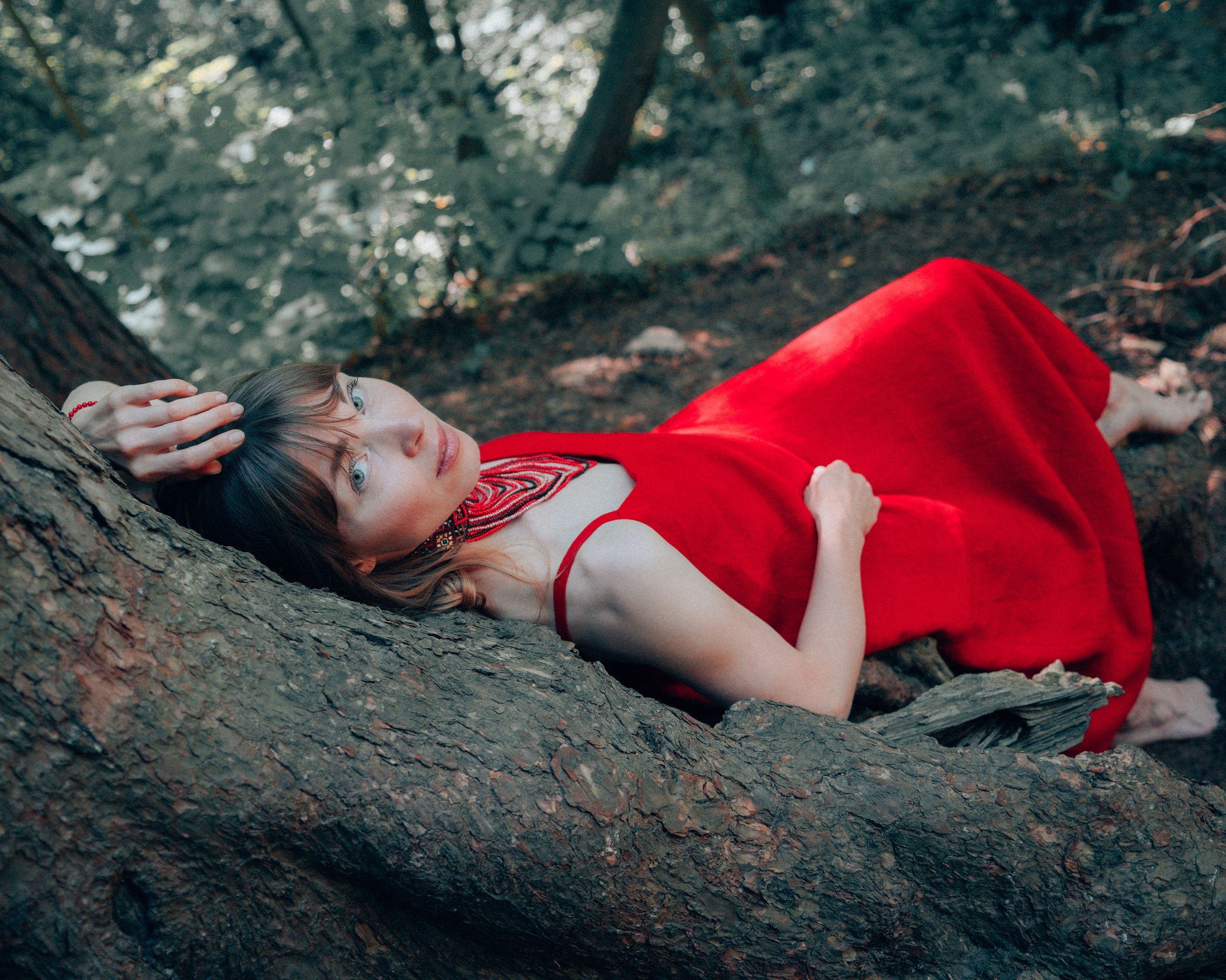 Фотосессия для Ольги и её новой коллекции платьев в Комарово. Светлана Гопанюк. Портретный фотограф. Санкт-Петербург. СПб