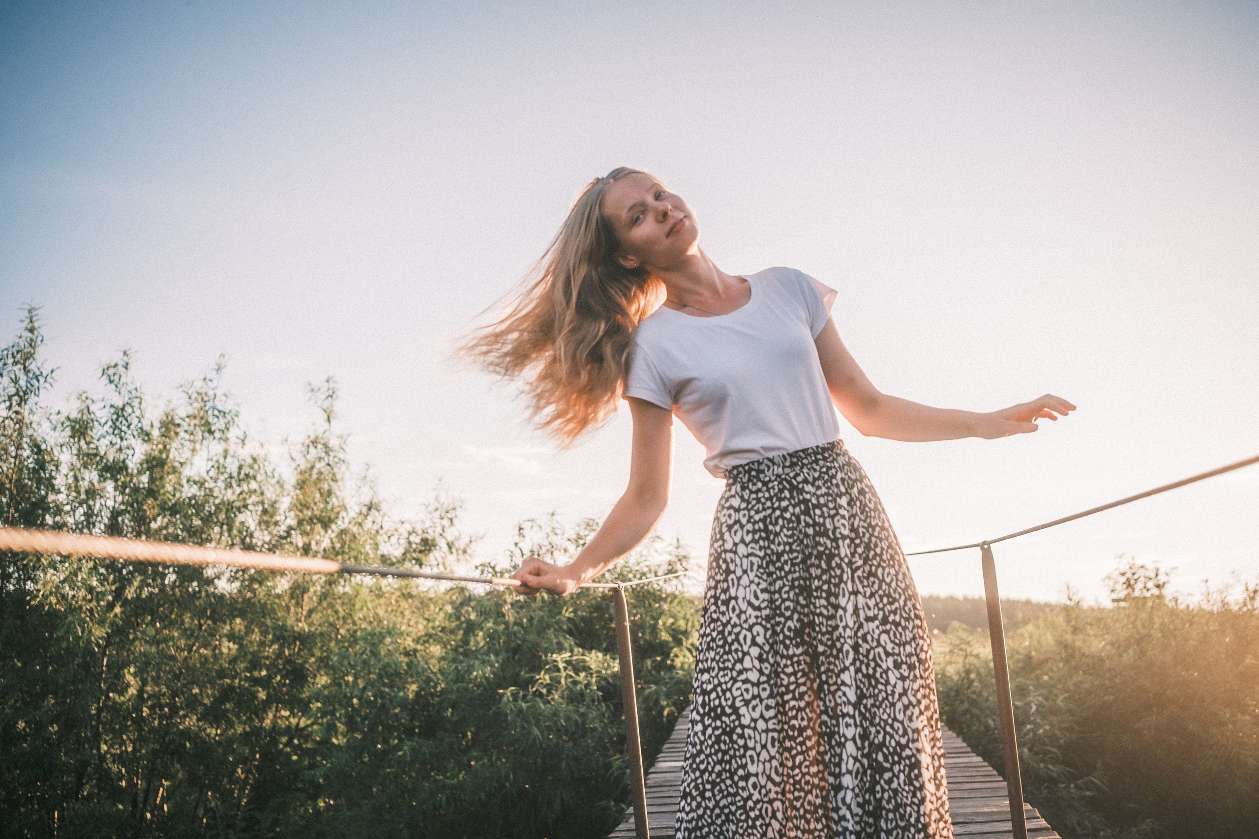 Полина на мосту. Фотограф в Москве Максим Скоробогатов