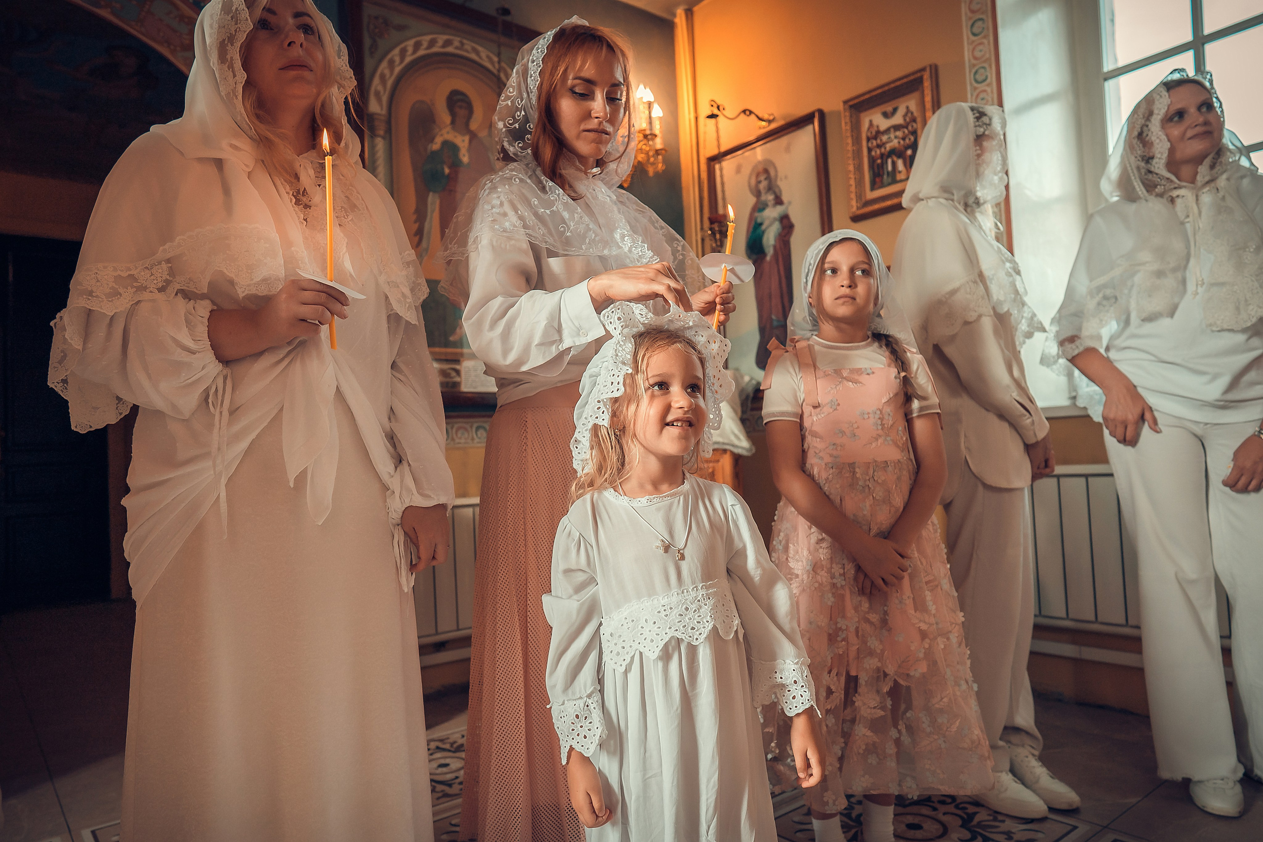 Крещение Даны. Фотограф на Крещение и Венчание в Красноярске Рамазанова Юлия