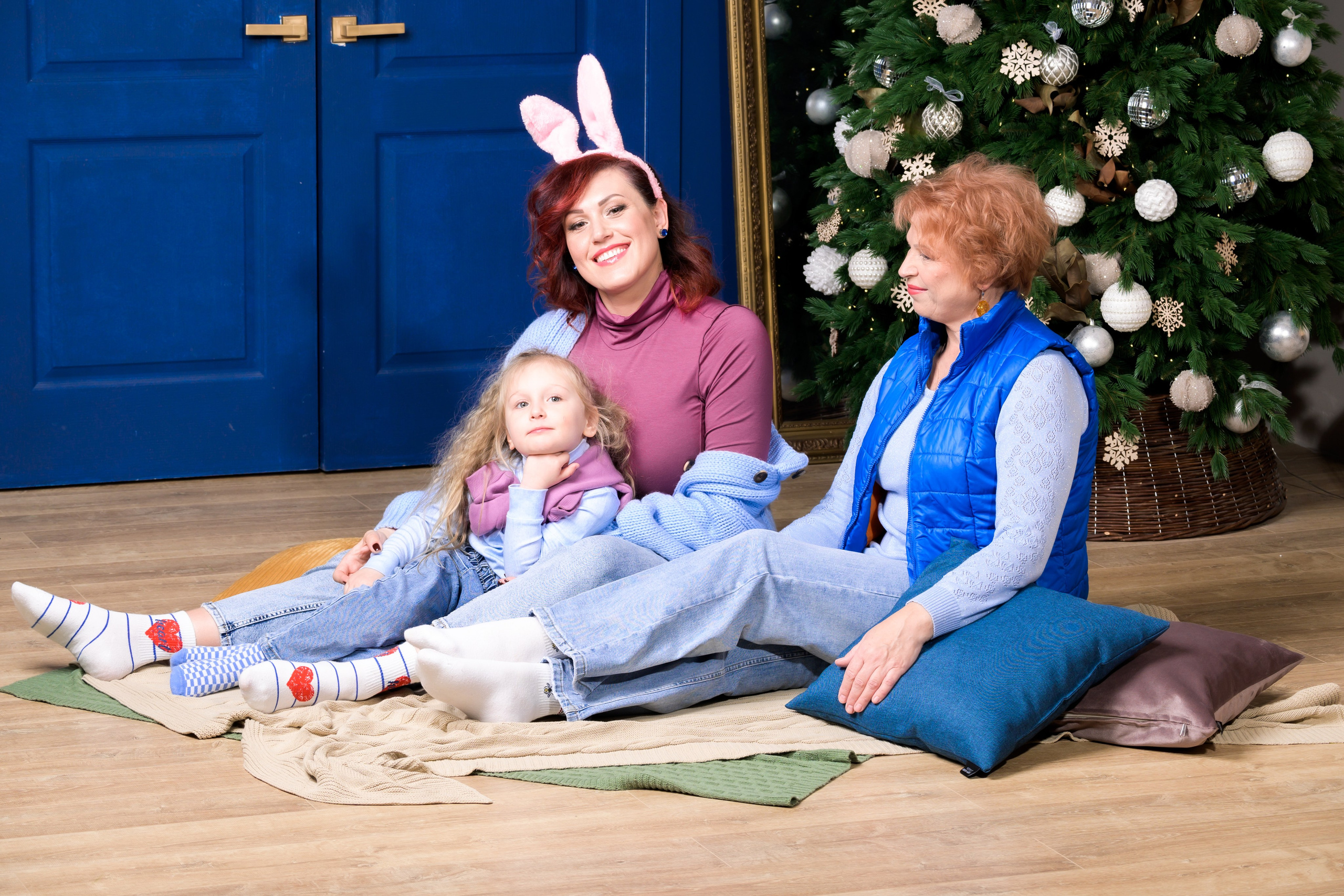 Olya and the family. Fotograf Dmitrii Donets