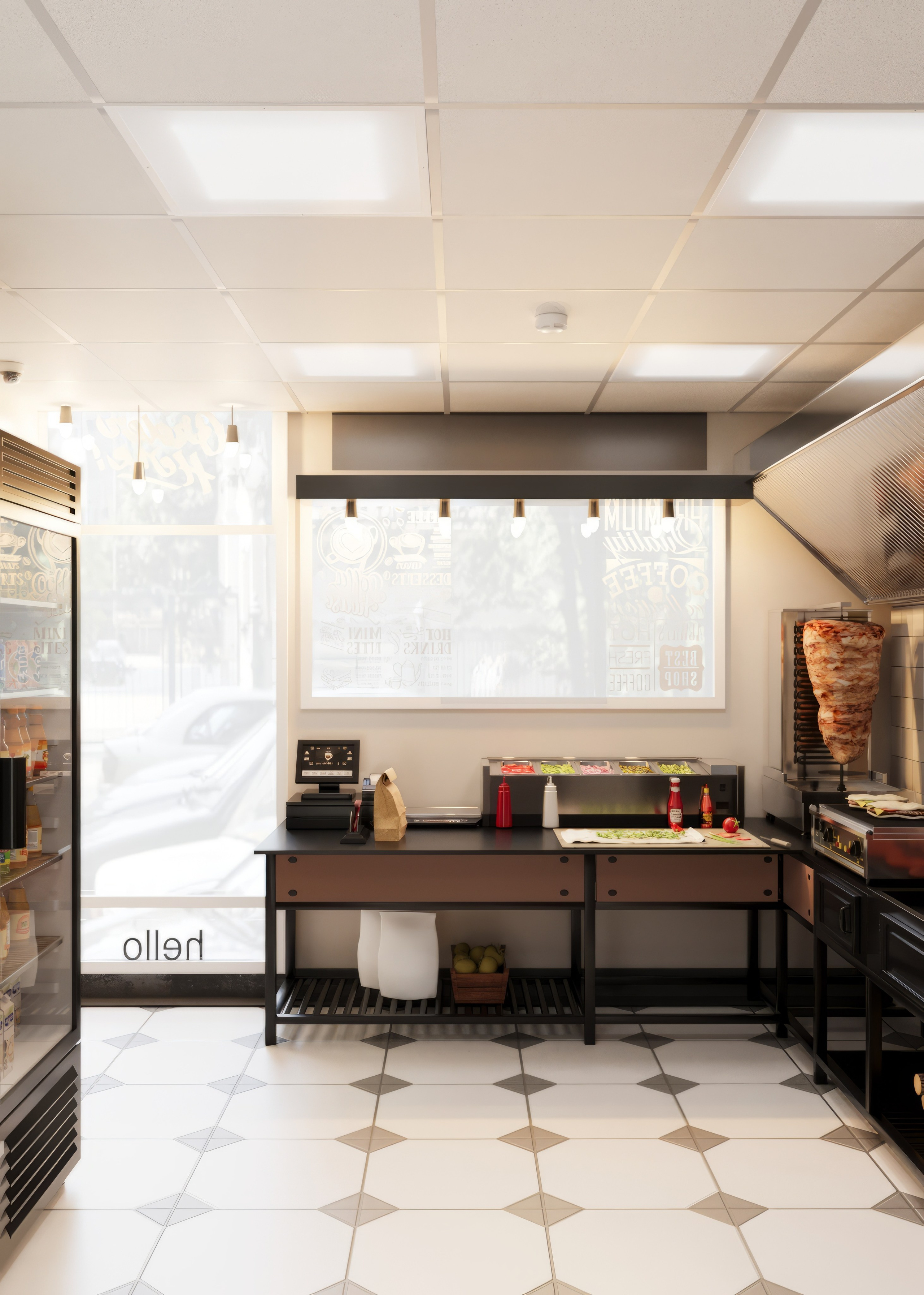 Кафе гриль хаус. Мансур Гусейнов дизайнер интерьеров г. Махачкала