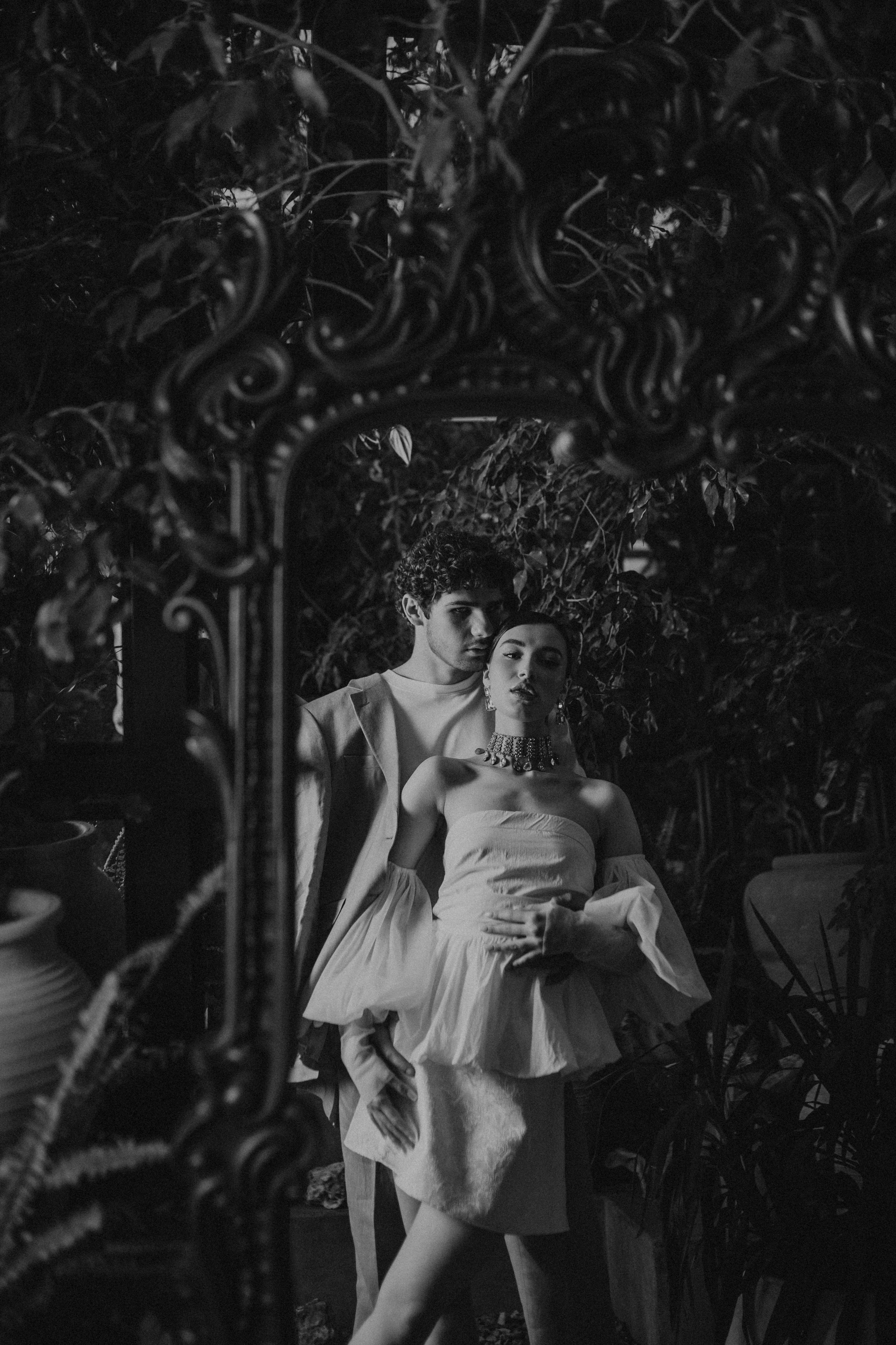 Свадебная история в оранжерее