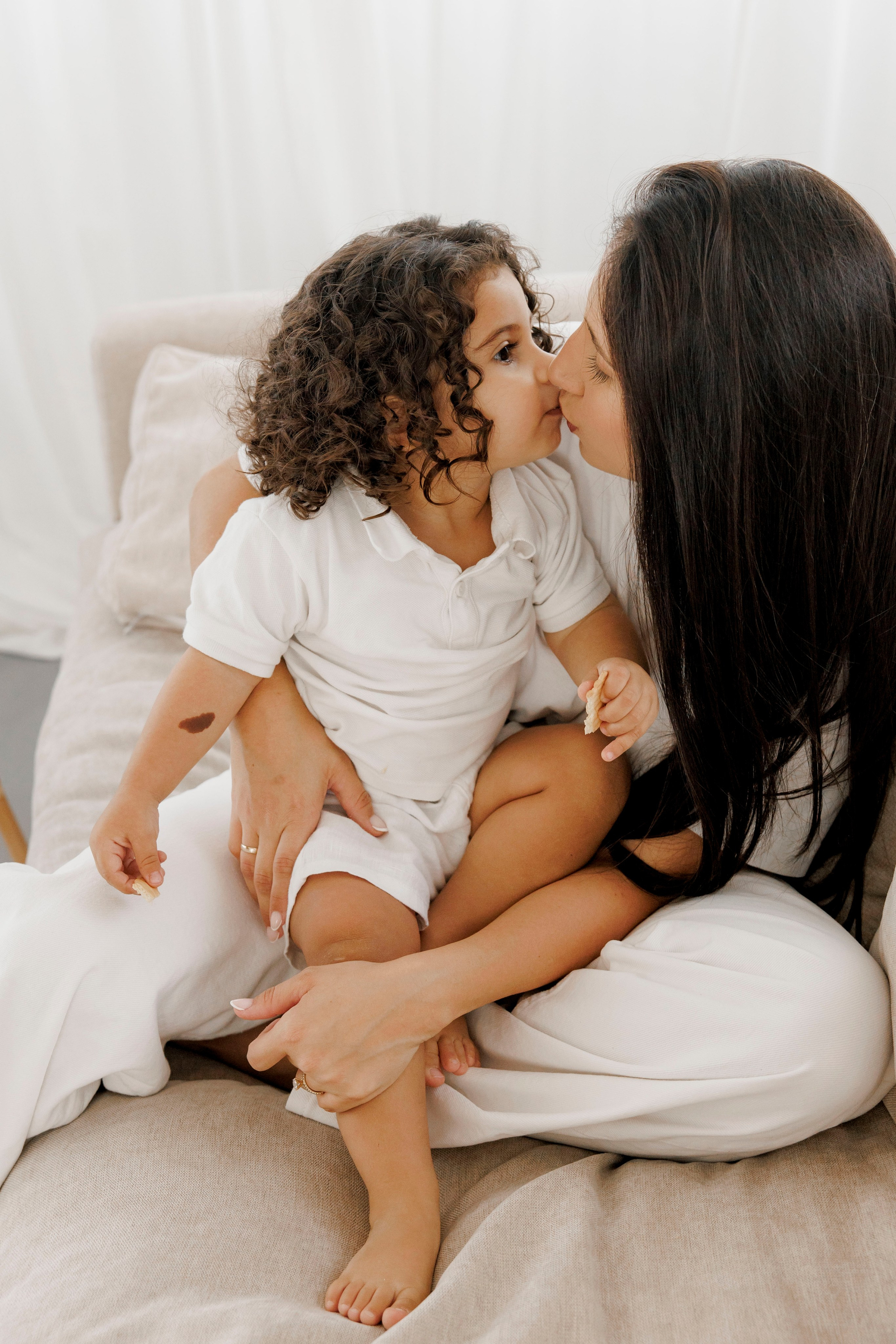 Family photoshoot inside the studio in Hadera. Wedding and family photographer