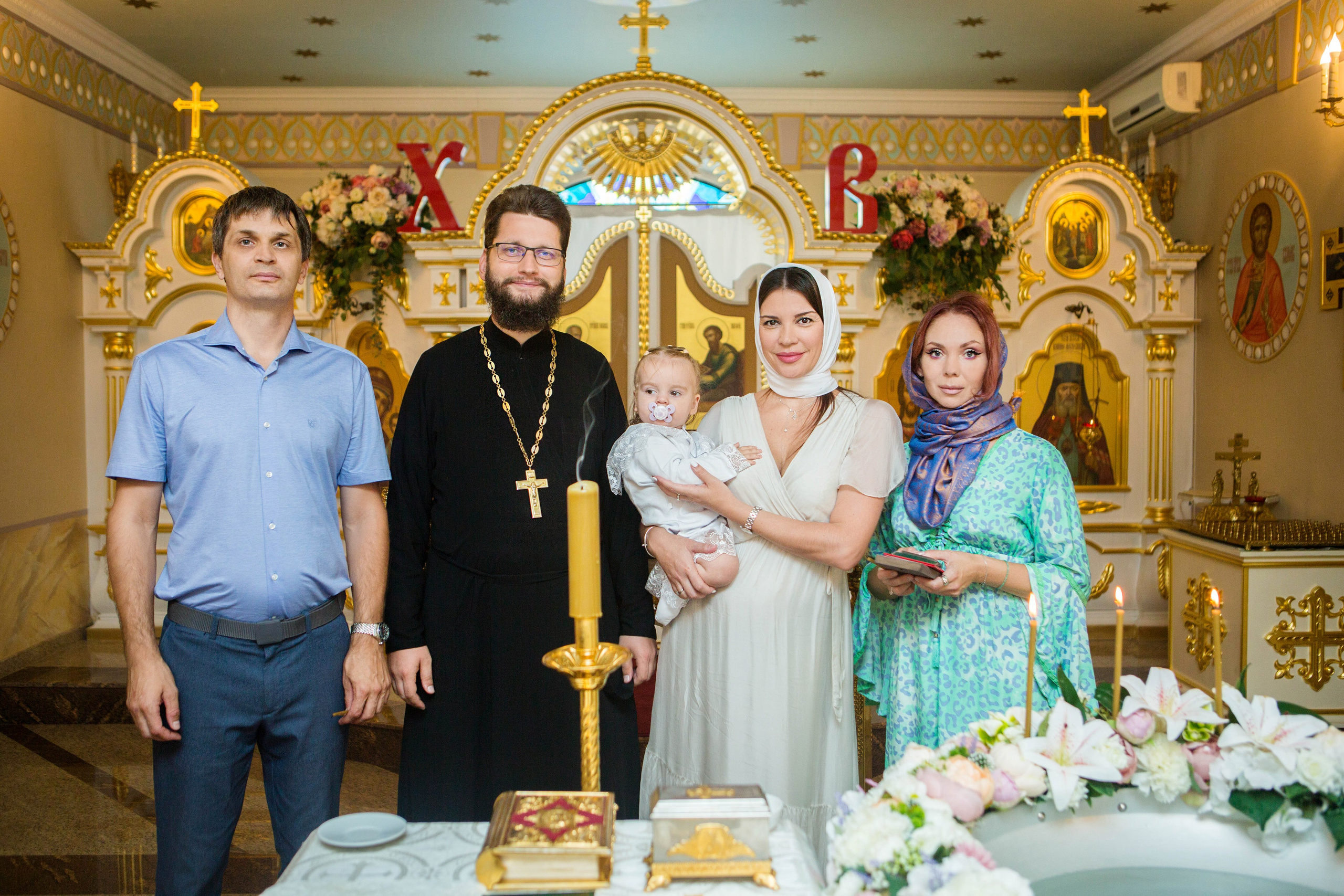 Крещение Дарьи. Храм в честь иконы Божией Матери Целительница. Свадебный семейный и детский фотограф в Краснодаре Карина Федоровская