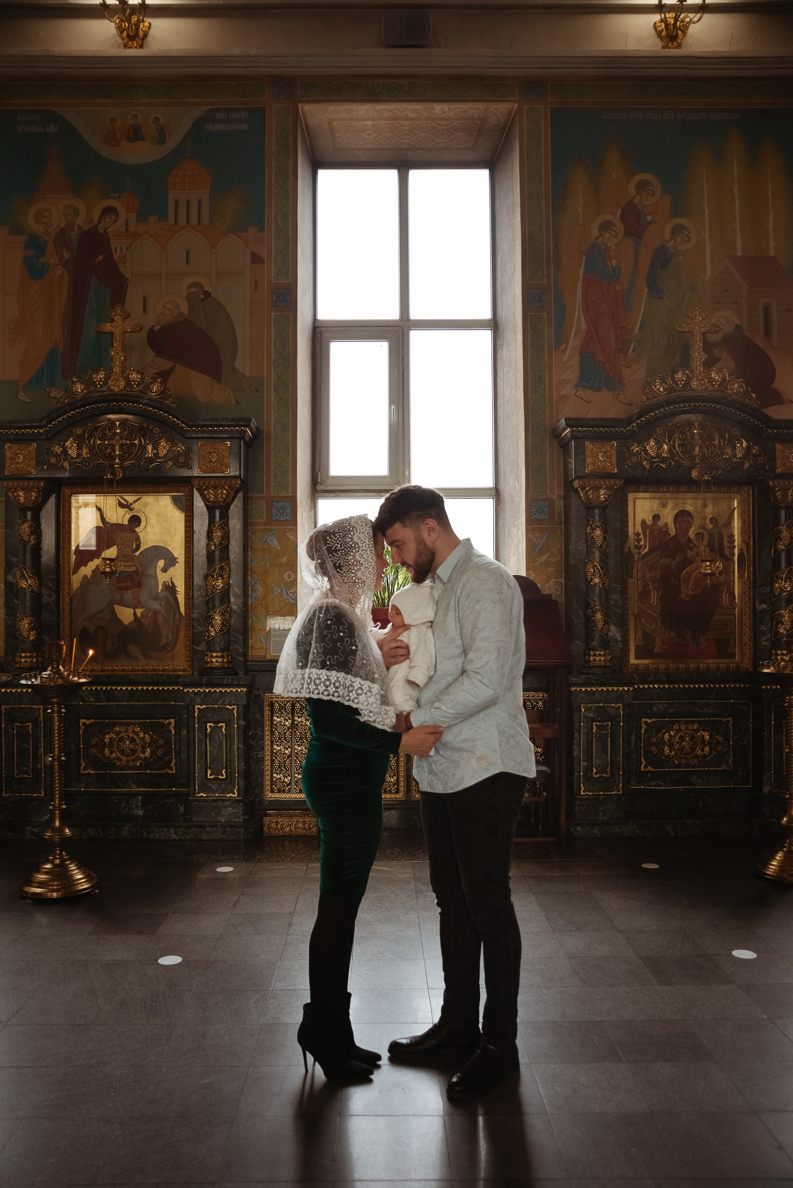 Крещение Дарины. Свято-Троицкий собор. Фотограф новорожденных Екатеринбург, Первоуральск