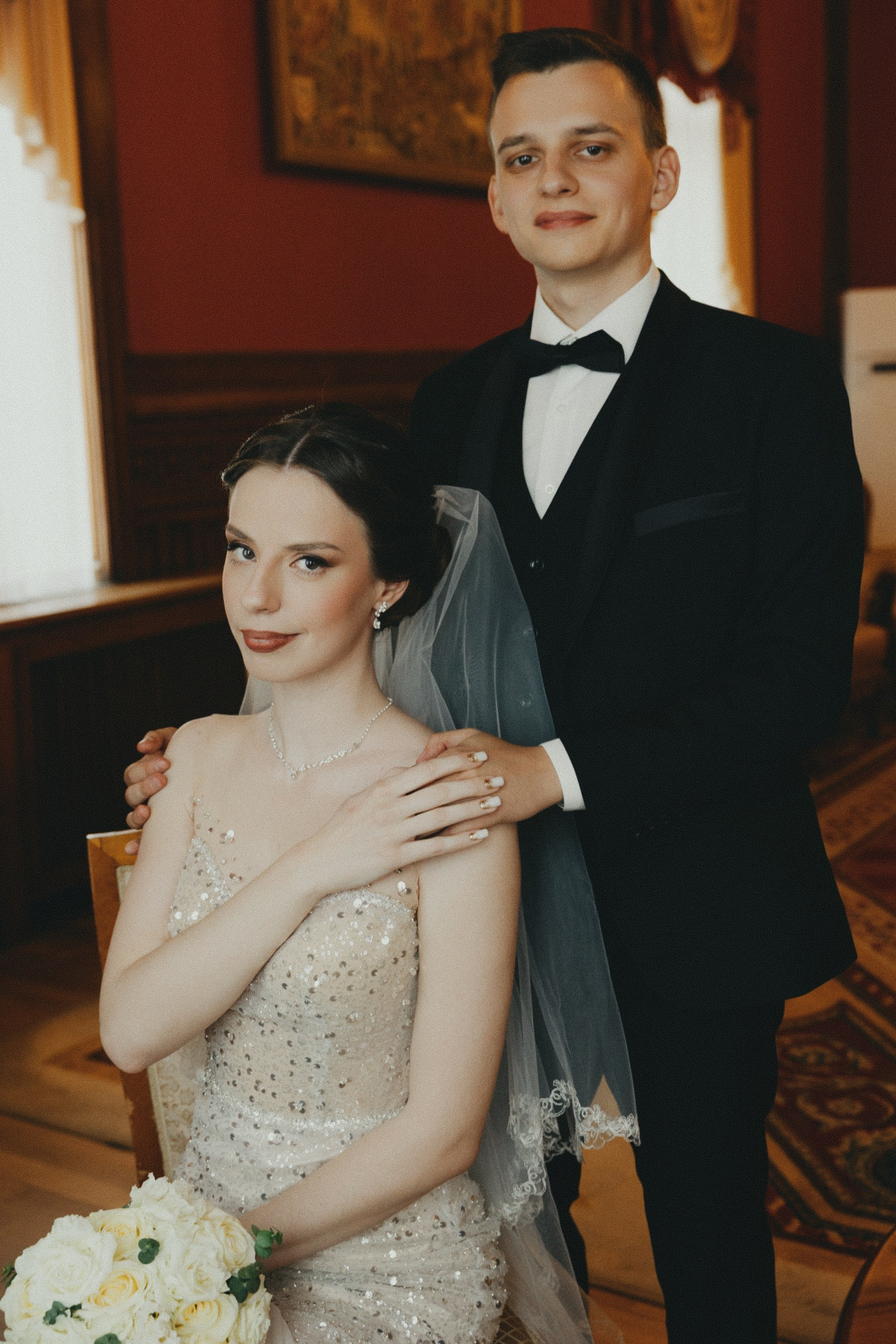 Алена и Денис — обработка в стиле ретро пленка. Свадебный фотограф в Санкт-Петербурге Рябикин Александр , занимаюсь св