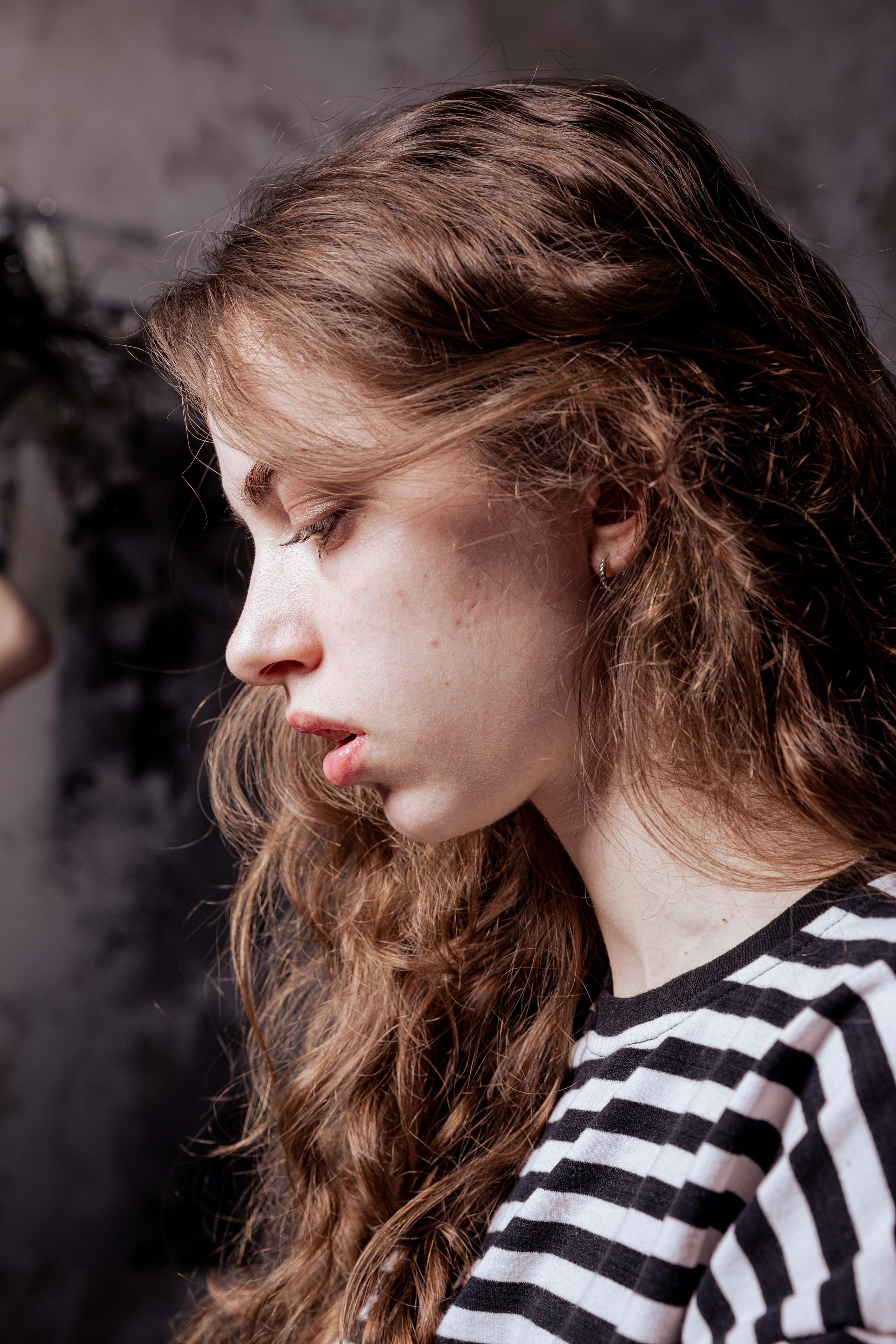 девушка крупным планом