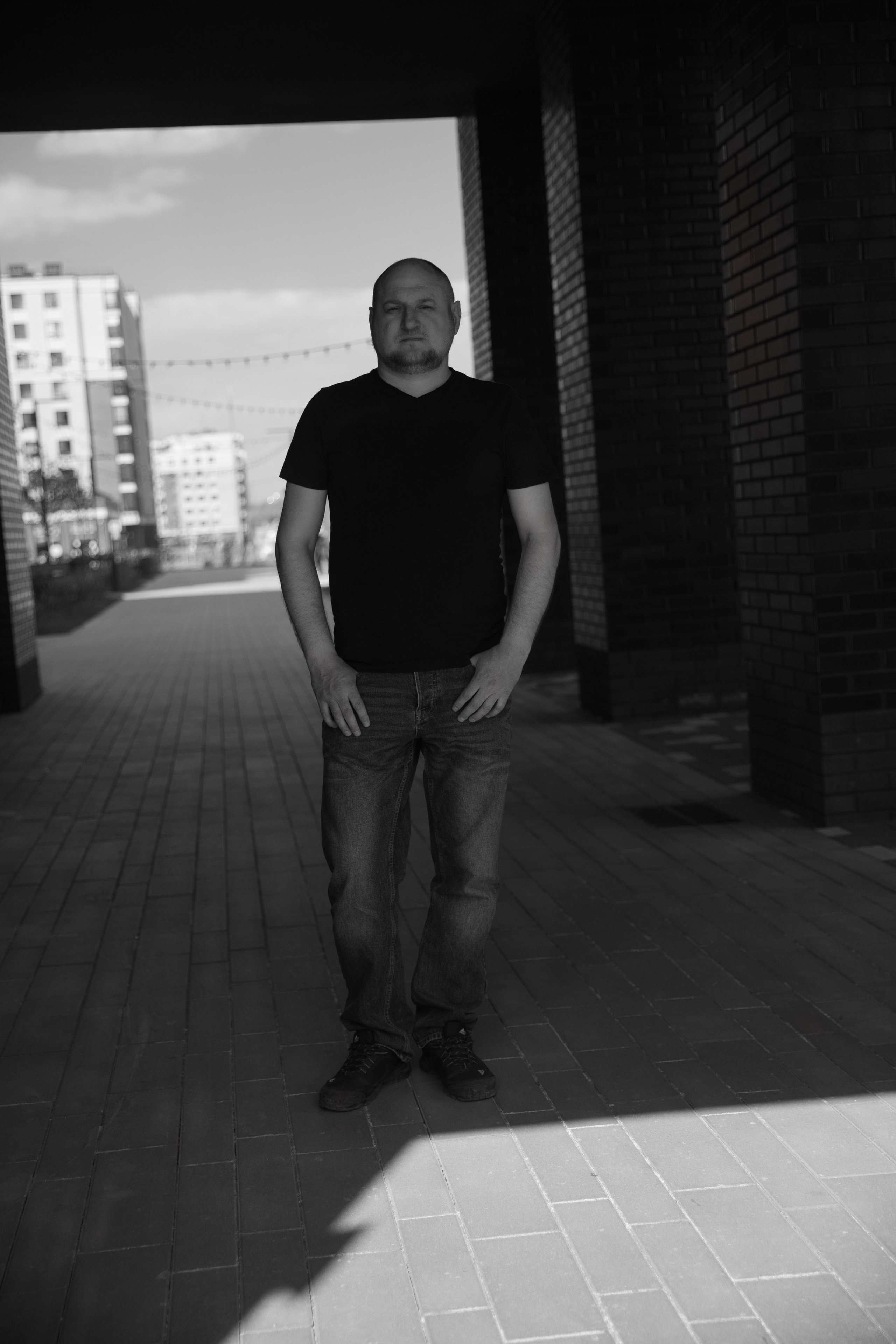 мужской портрет уличная фотосессия