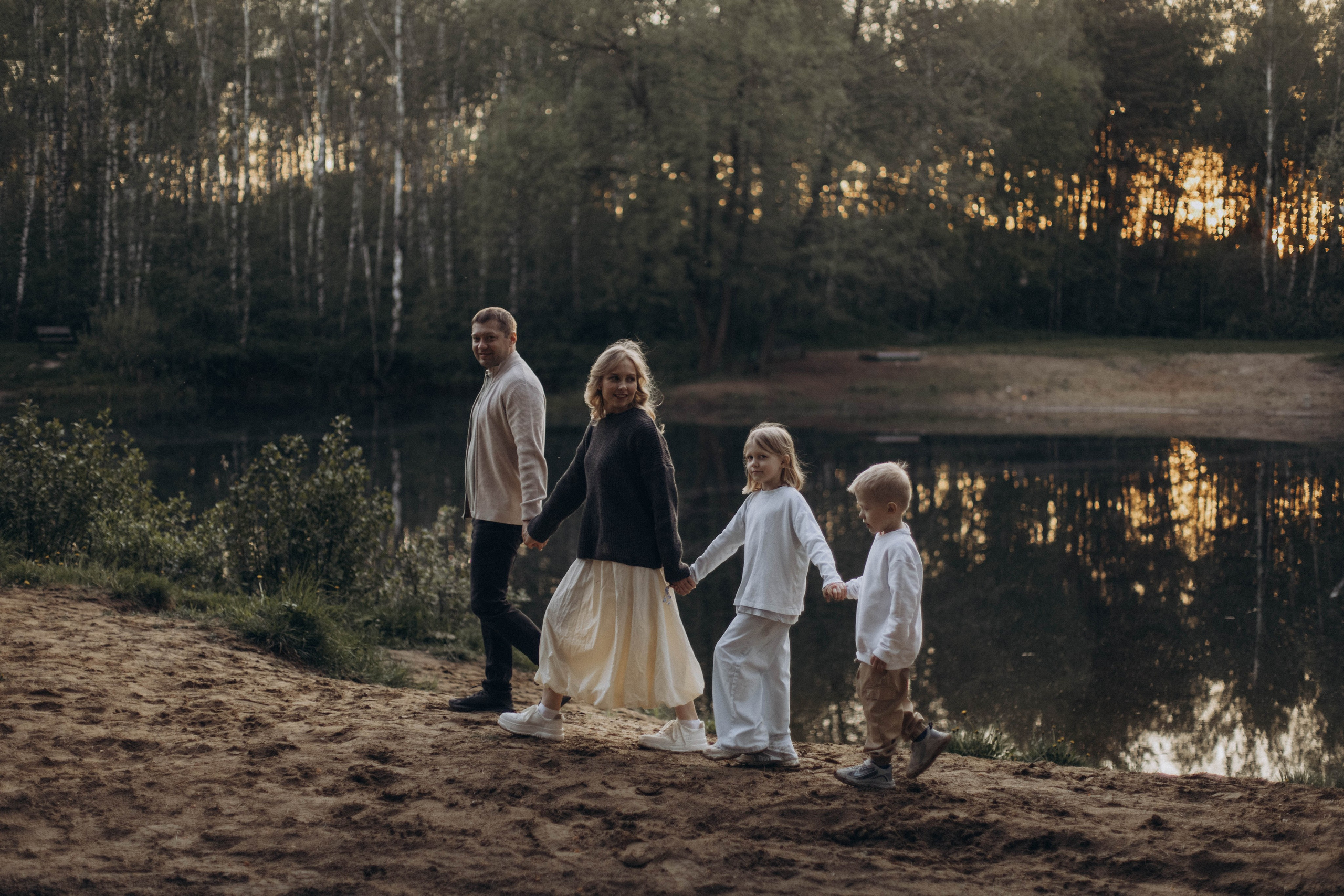 Кирилл, Катя, Полина и Артем. Семейный фотограф Москва Ирина Малышева