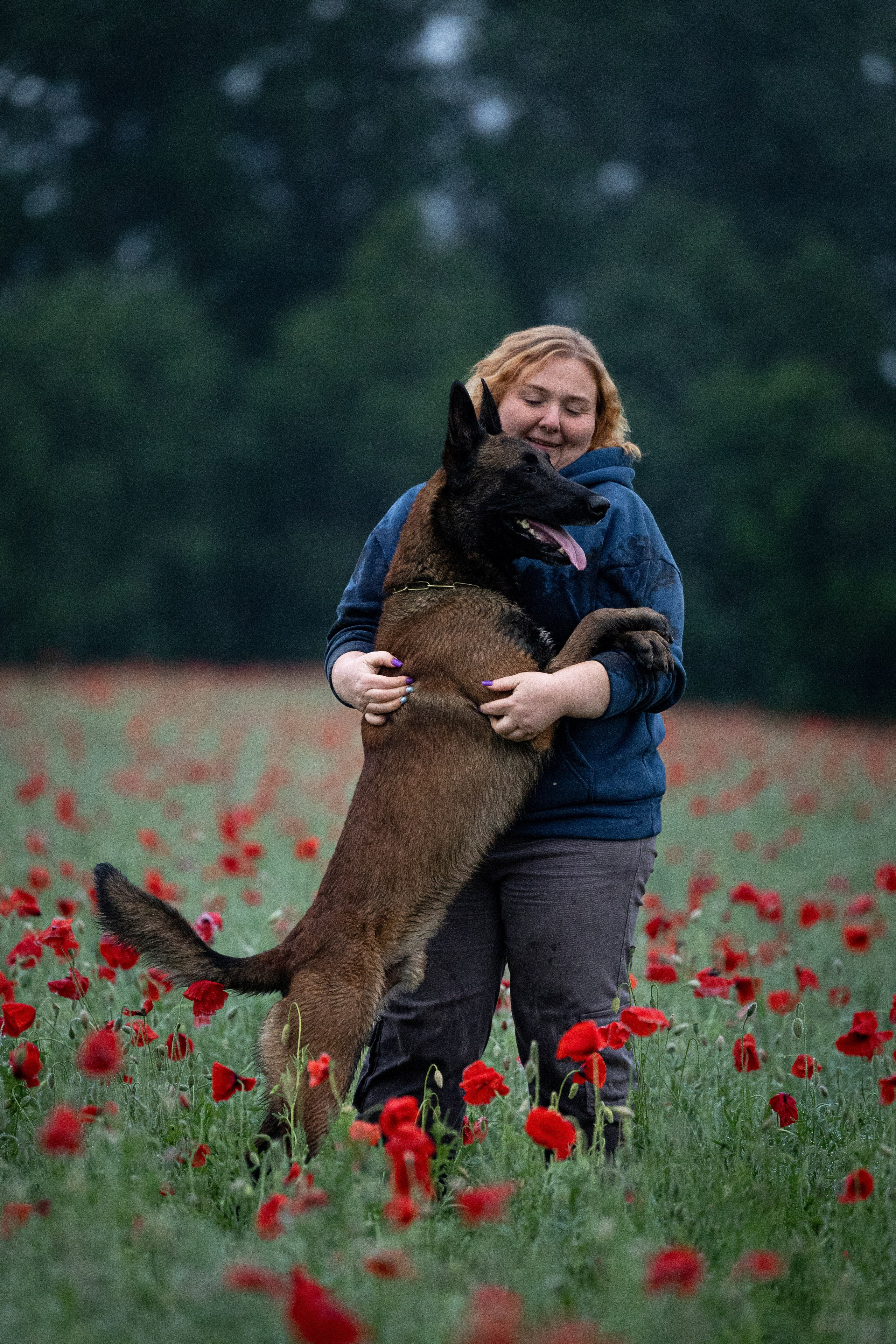 Маковое поле. Фотограф-анималист Анна Маринич