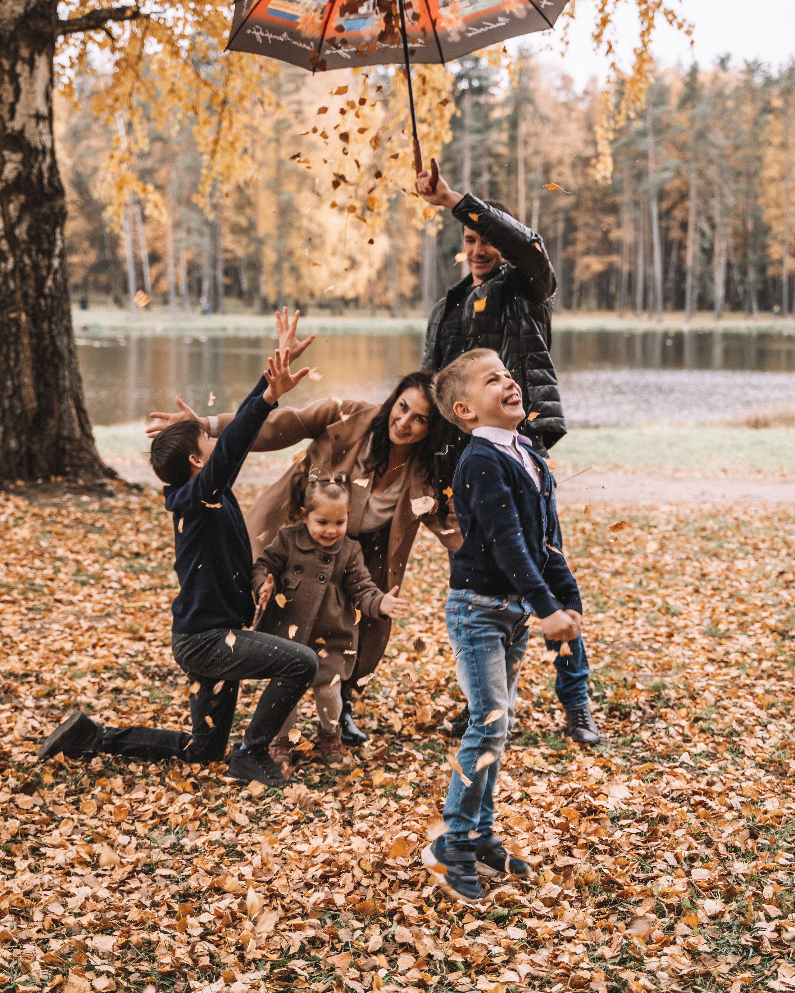 Осенняя прогулка. Творческий фотограф взрослых и детей в Москве Анна Блифернец