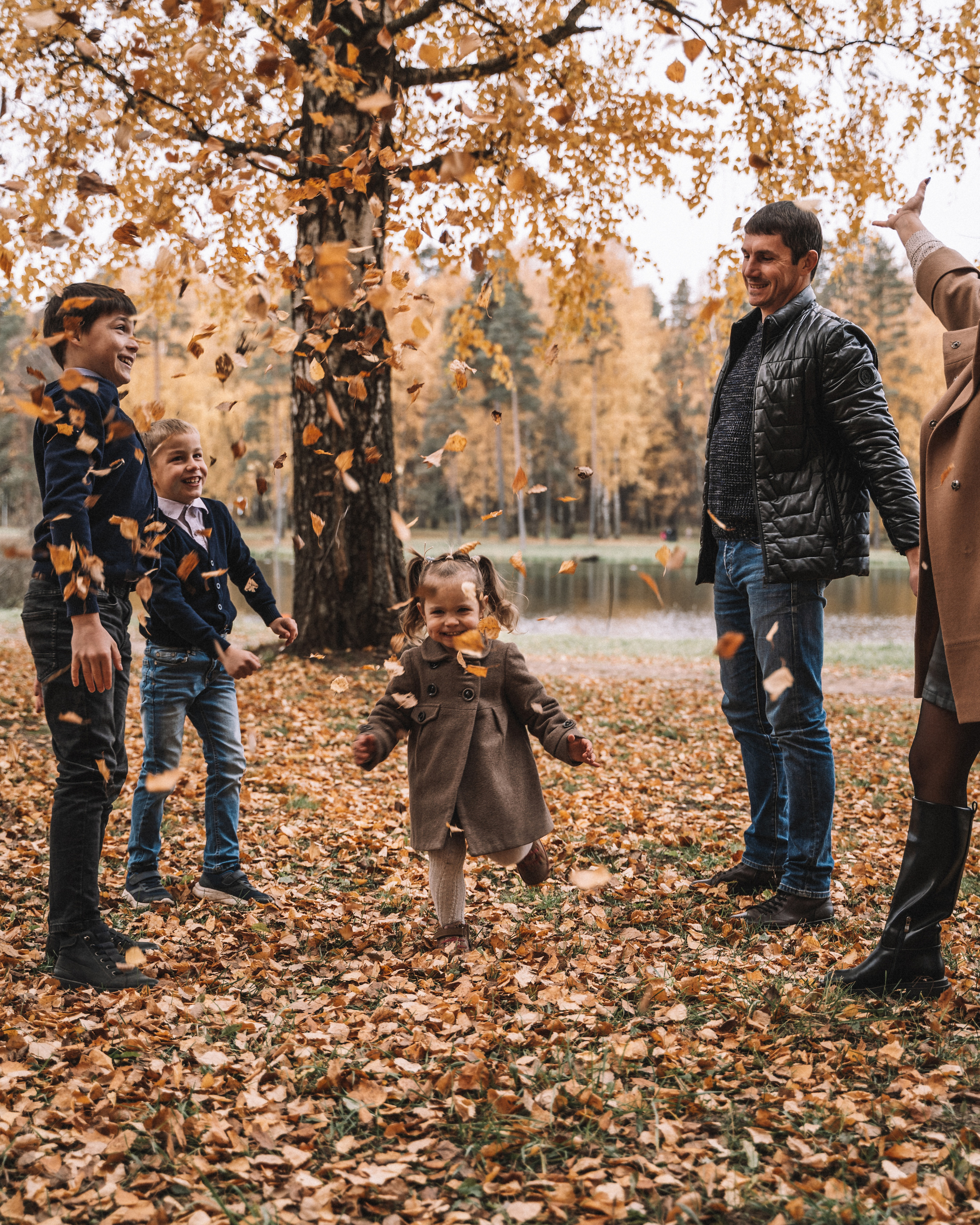 Осенняя прогулка. Творческий фотограф взрослых и детей в Москве Анна Блифернец