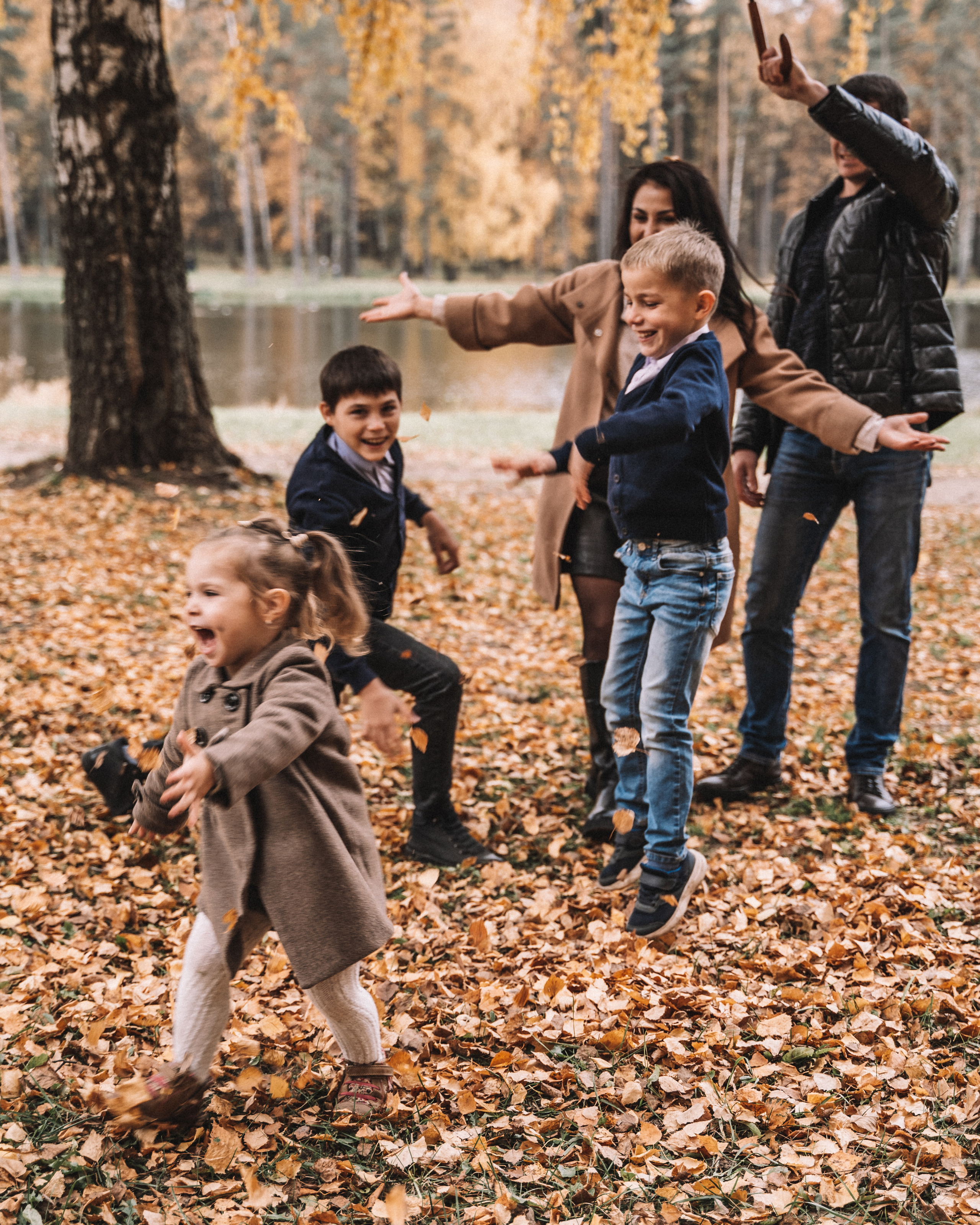 Осенняя прогулка. Творческий фотограф взрослых и детей в Москве Анна Блифернец