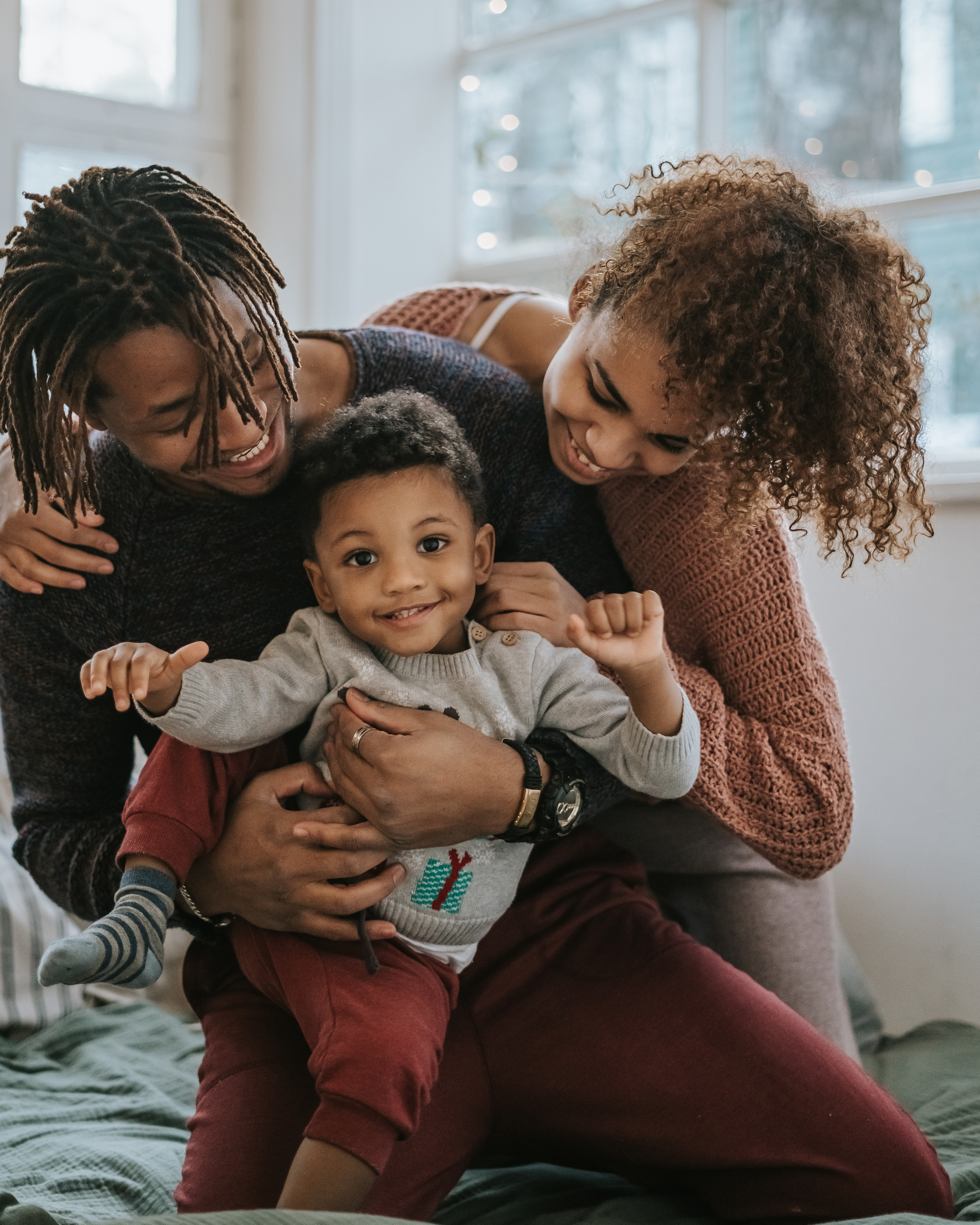 Малыш Дэйсон и родители. Творческий фотограф взрослых и детей в Москве Анна Блифернец