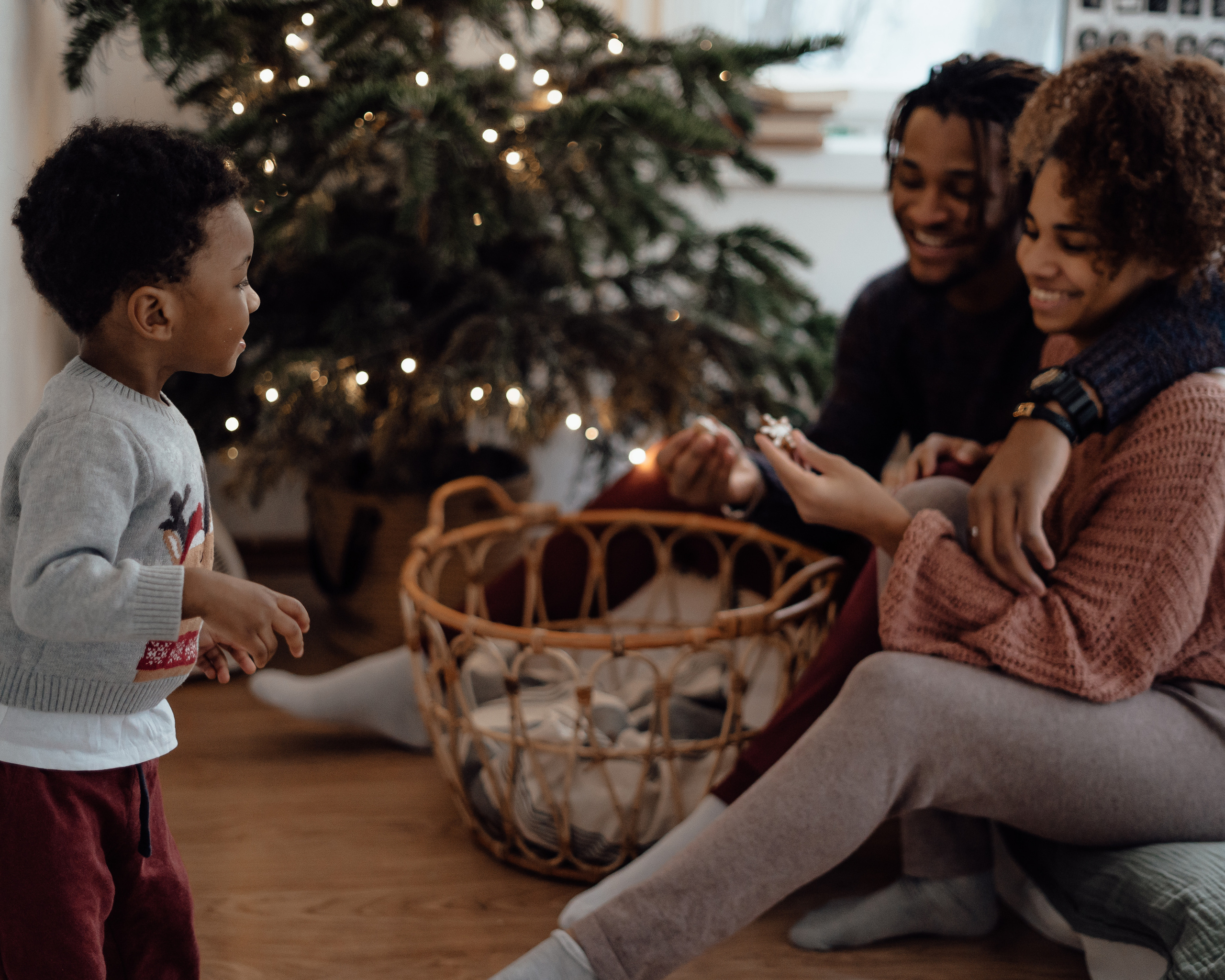 Малыш Дэйсон и родители. Творческий фотограф взрослых и детей в Москве Анна Блифернец