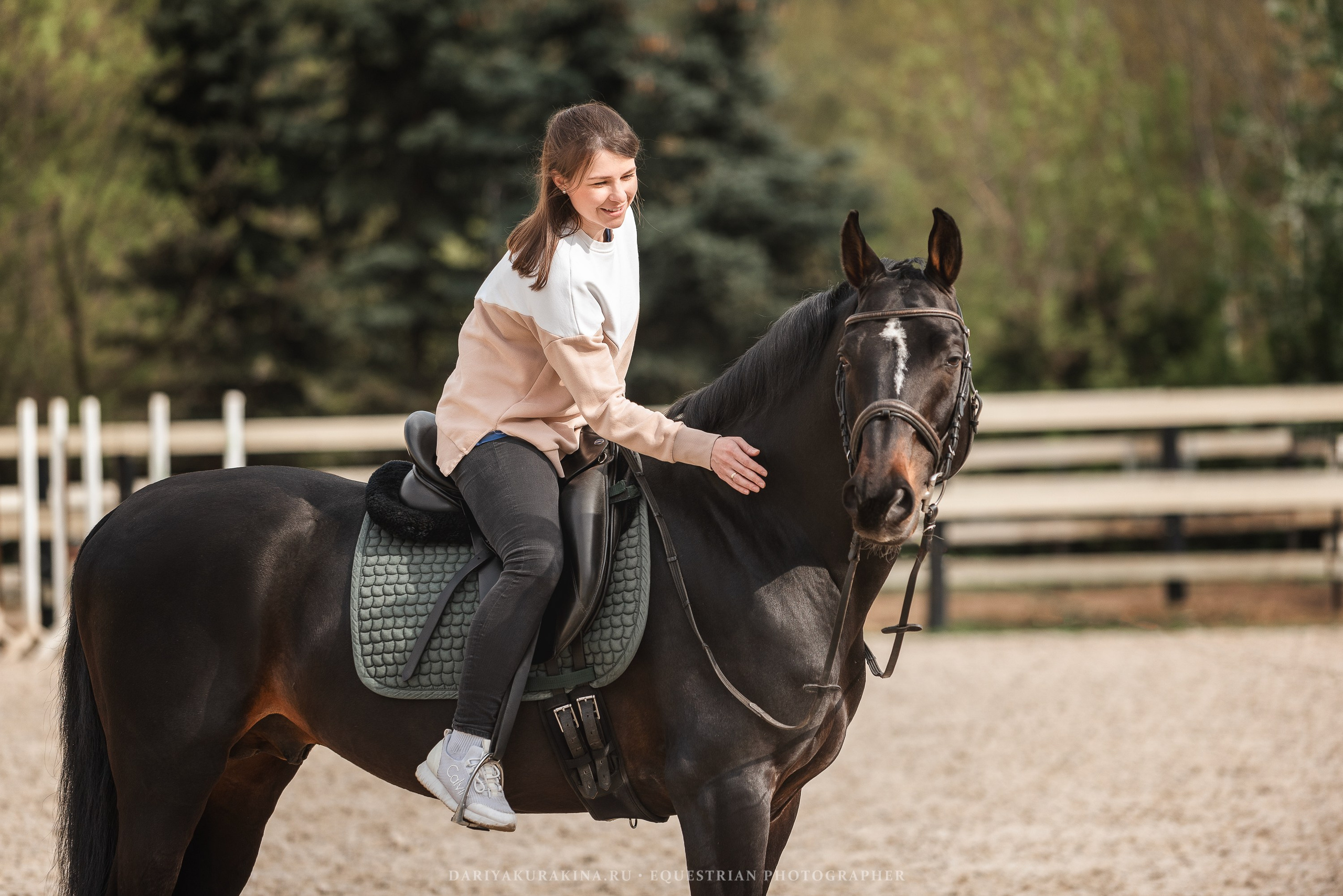 Ира, Боря и Ника с Кливом, HORSIO. Конный фотограф Куракина Дарья • Фотосессии с лошадьми