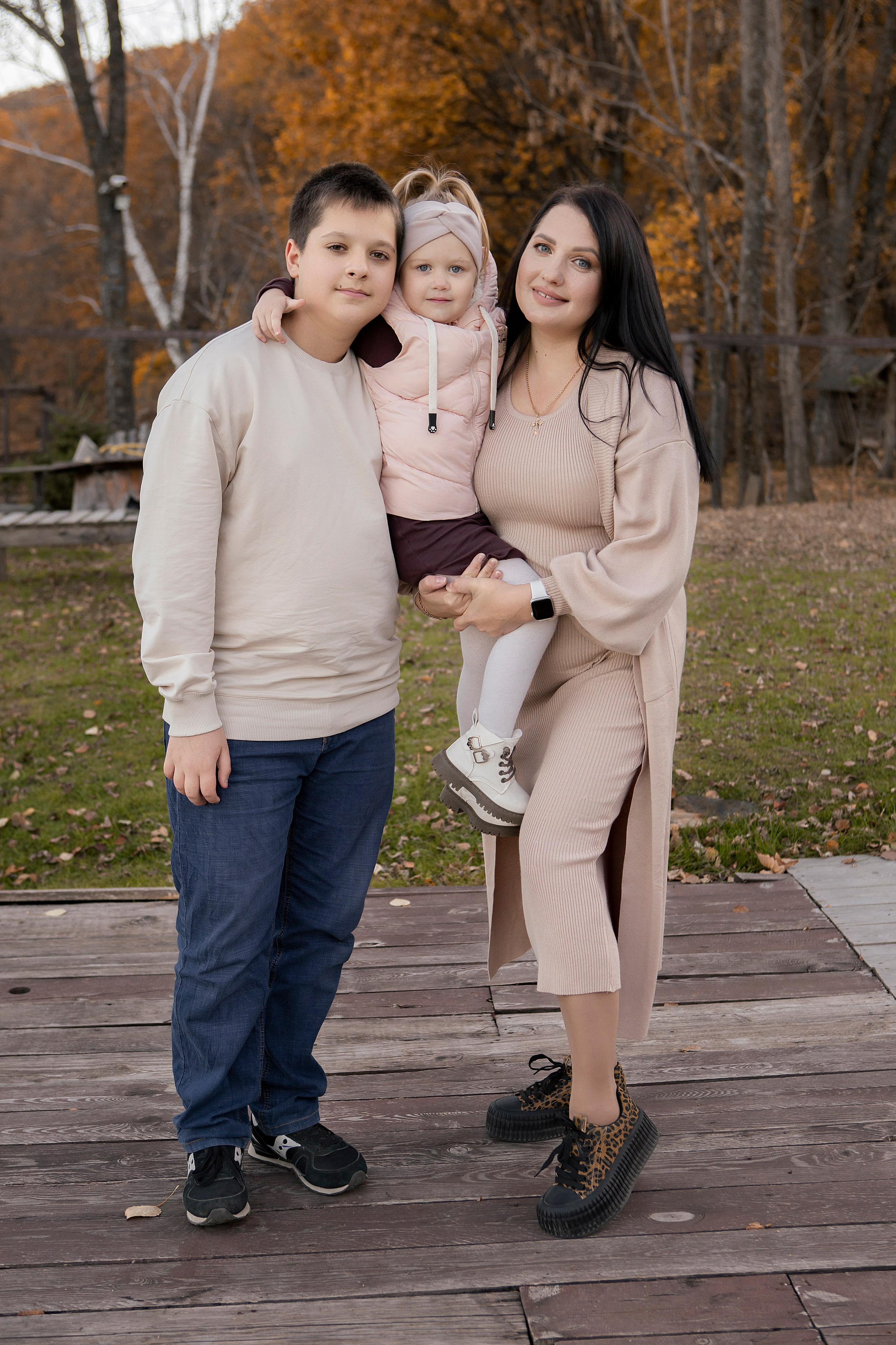 Аня с детьми. Фотограф Лесозаводск/Хабаровск