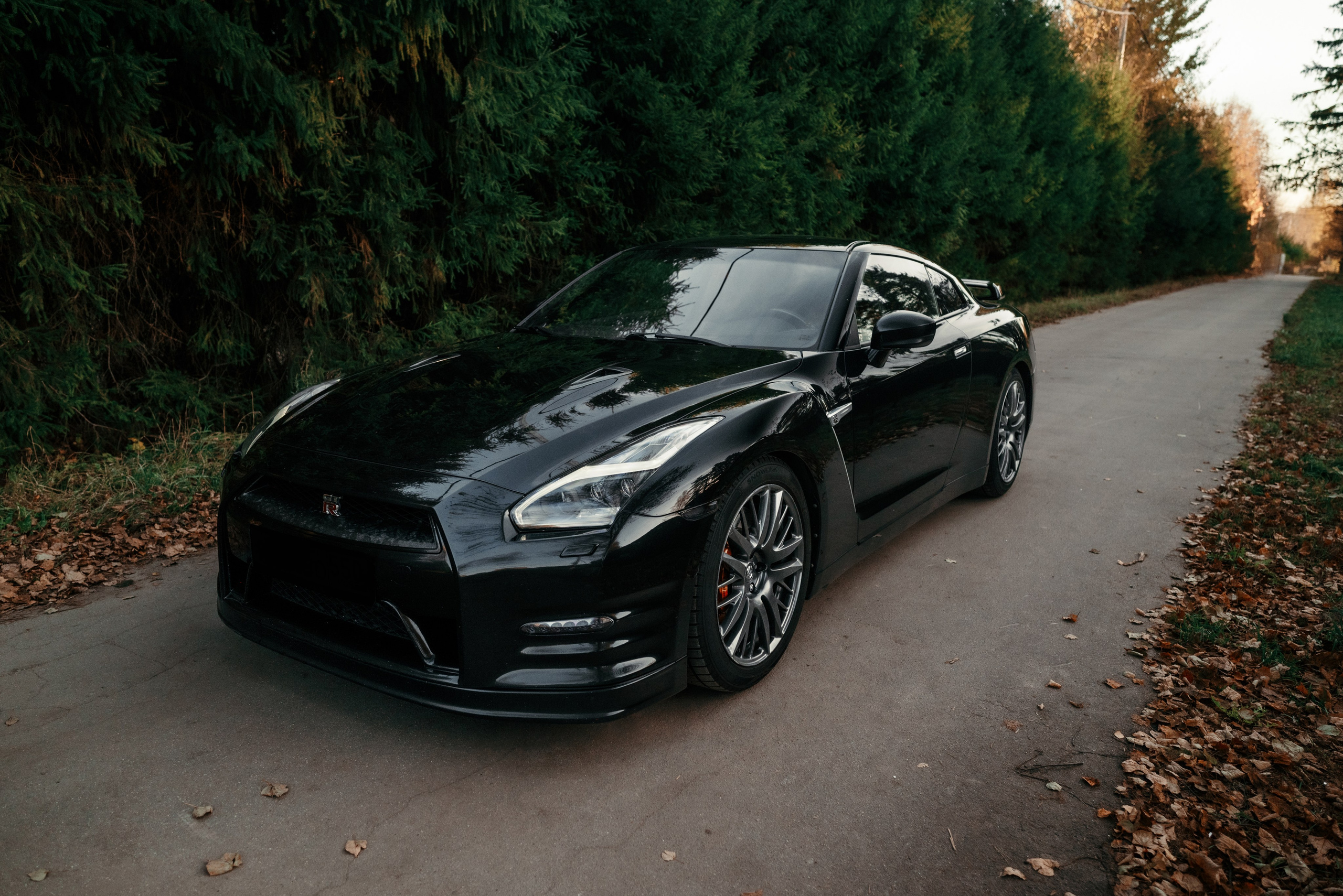 Nissan GT-R35 autumn vibe. DeLorein