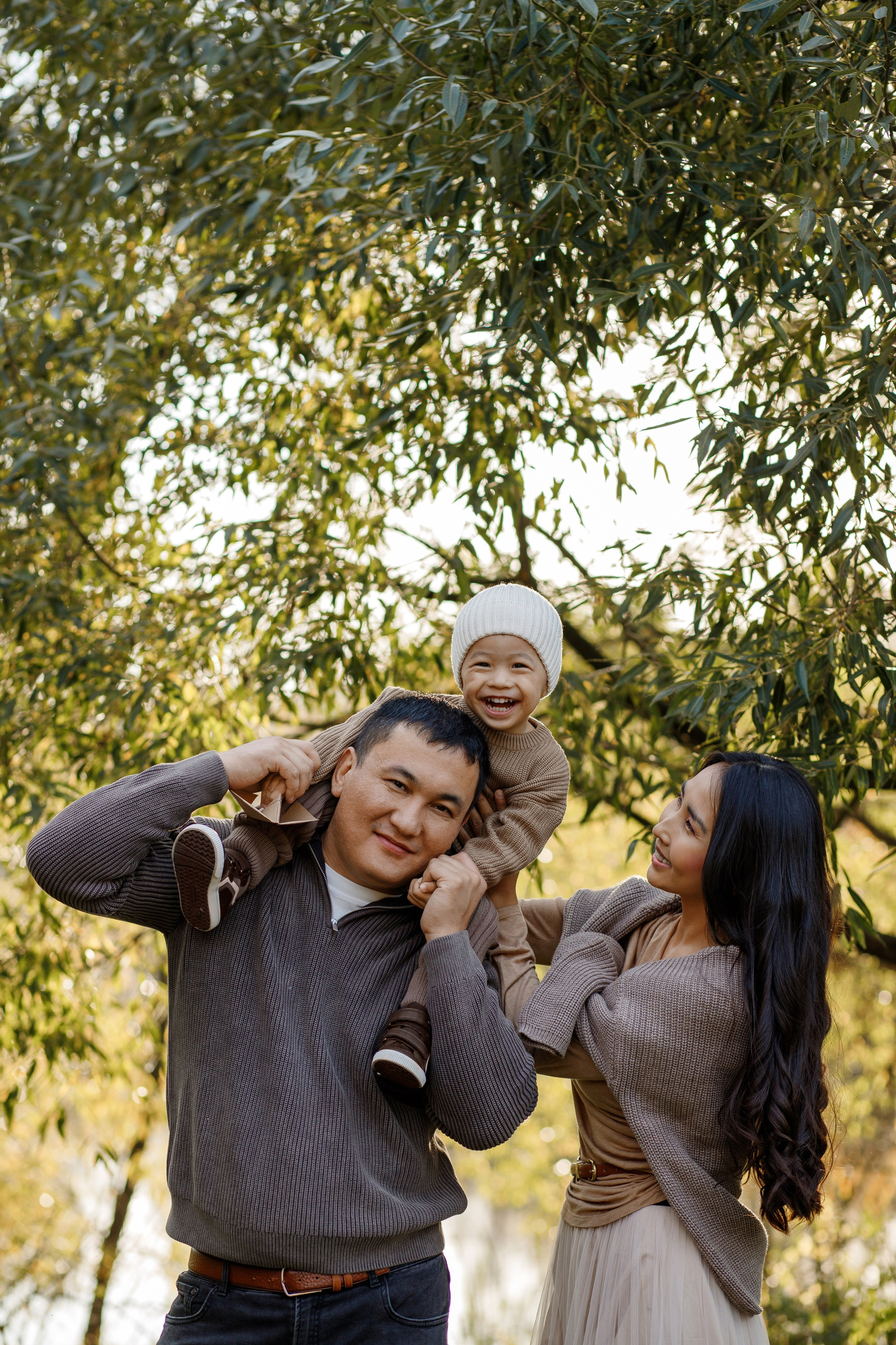 Осенняя семейная фотосессия в усадьбе Валуево. Фотограф Александра Сыщенко