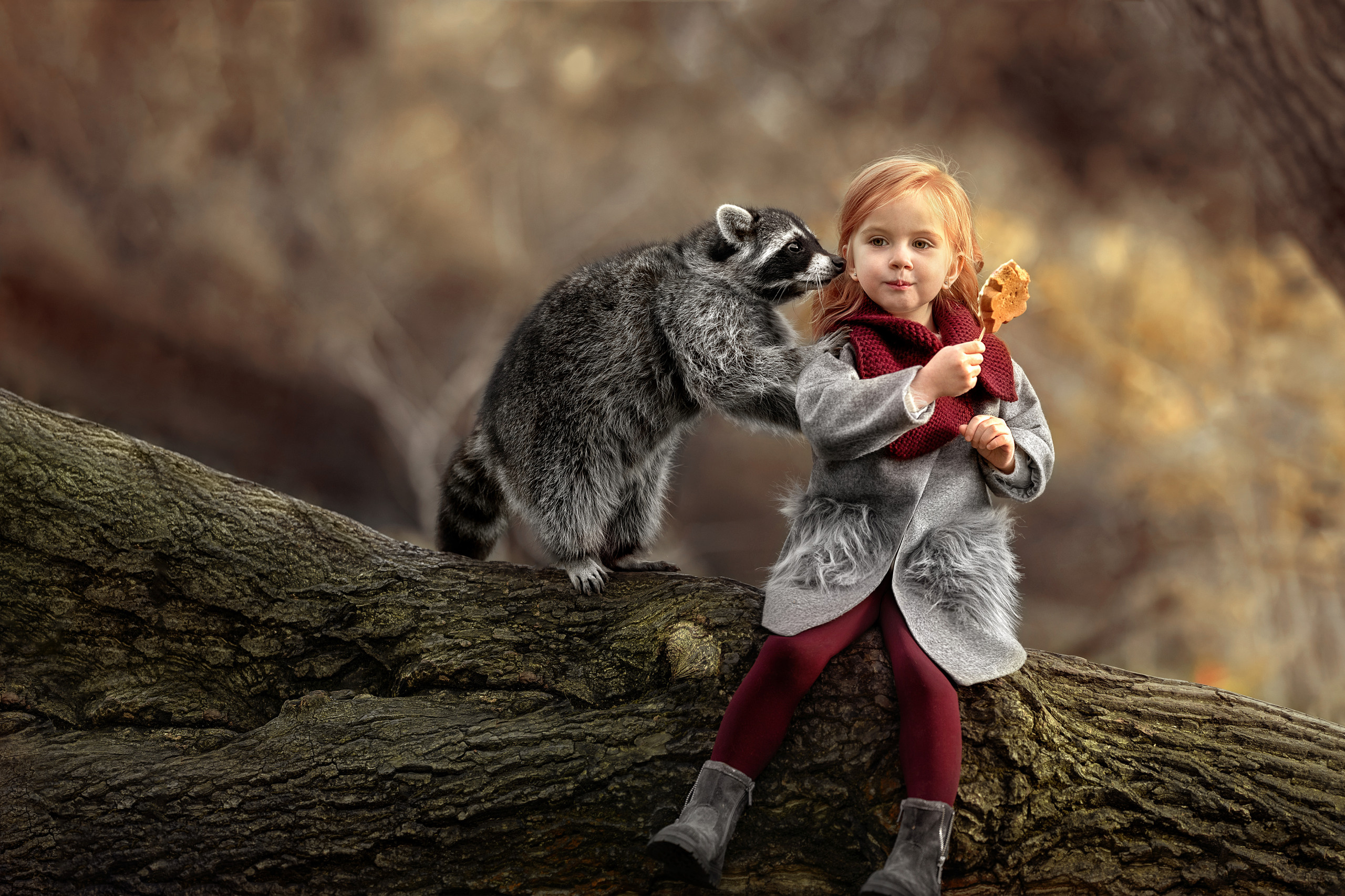 Детки с животными. Портфолио