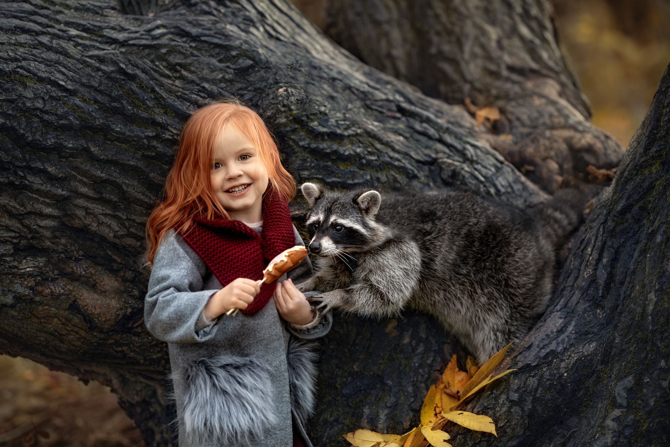 Детки с животными. Портфолио