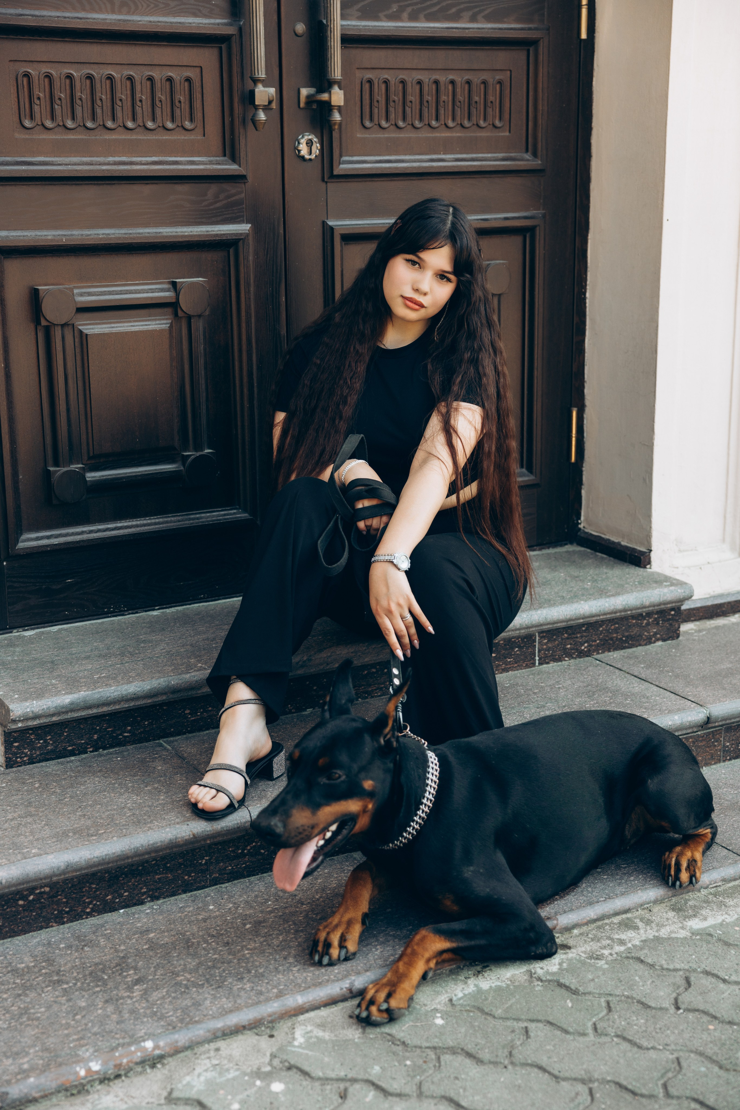 Фотосессия с доберманом. Свадебный, семейный фотограф в Иркутске Светлана Макаричева