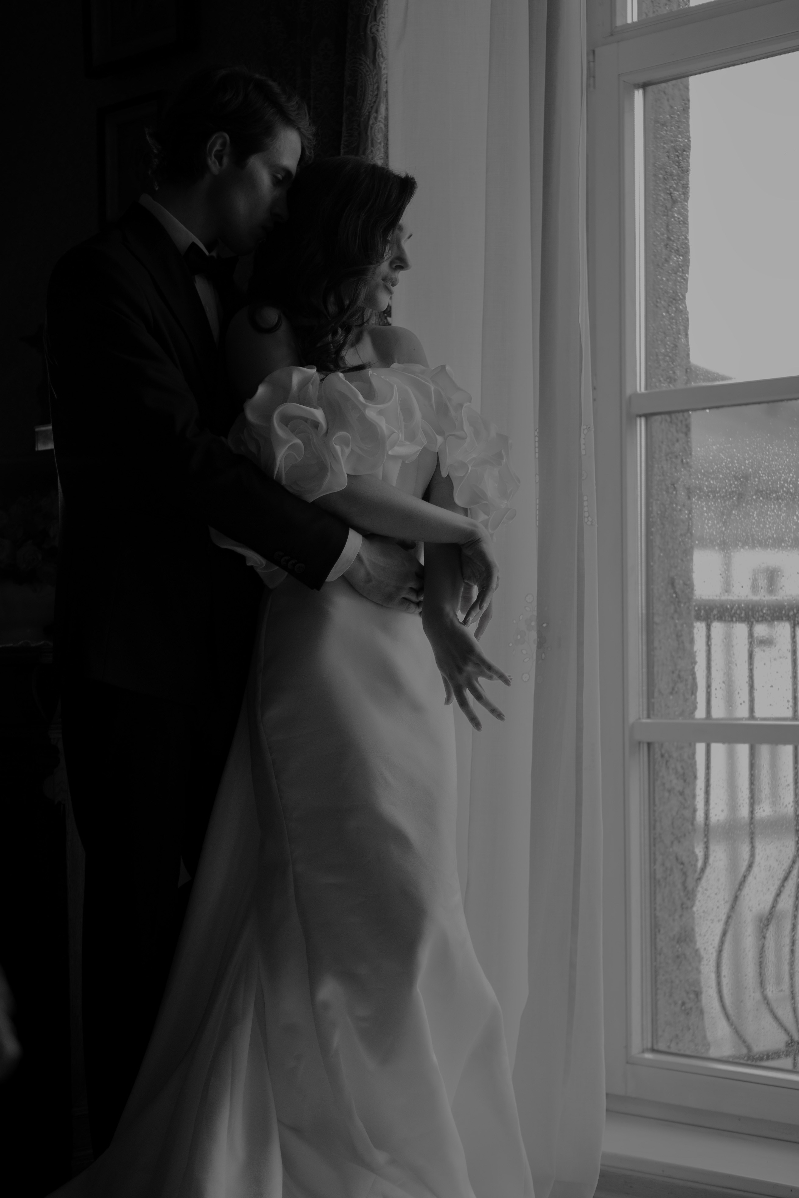 Свадебная в ретро-квартире. Фотограф Арина Шмакова