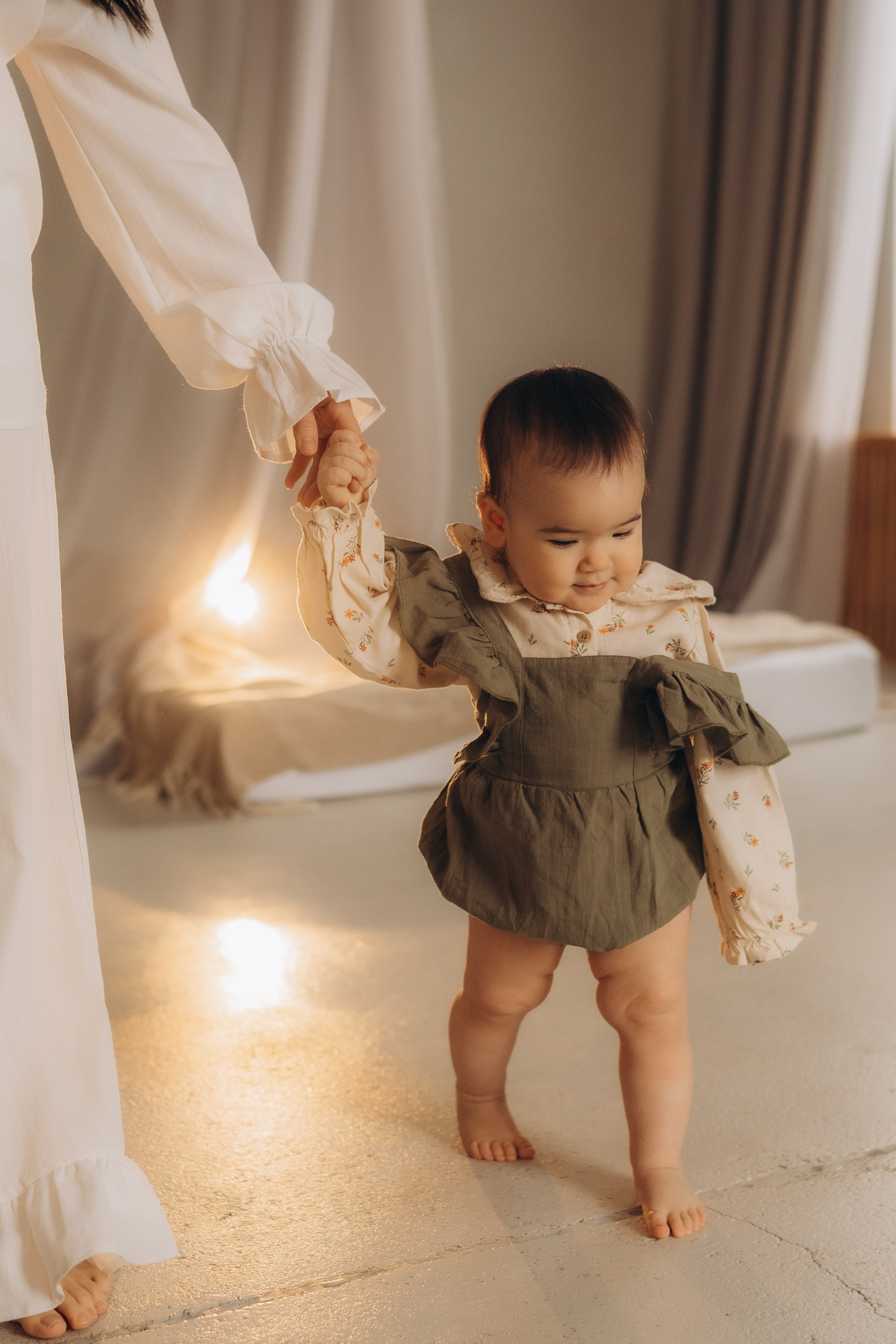 Мама с дочкой, банные процедуры. Семейный фотограф в Казани