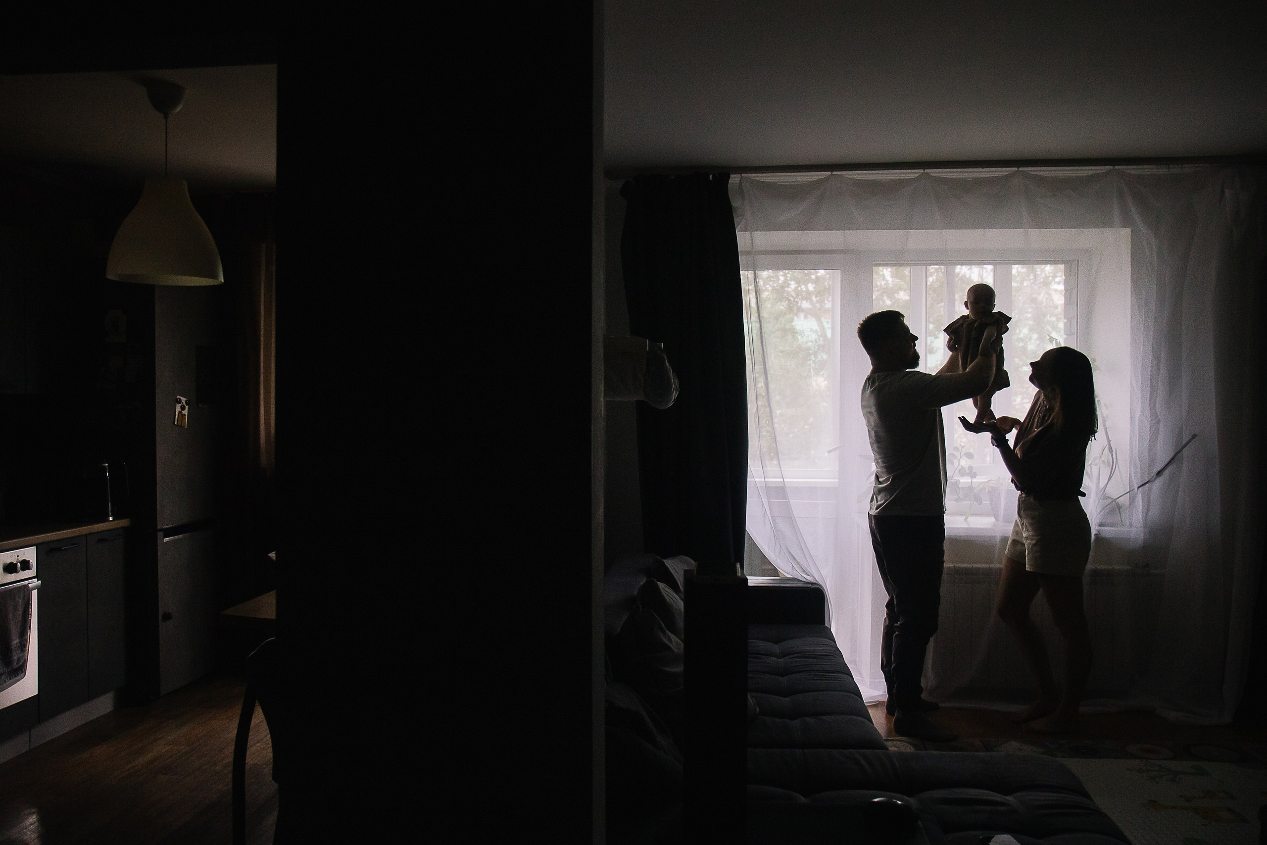 Домашняя фотосессия на пол годика. Семейный фотограф в Томске Максимова Екатерина